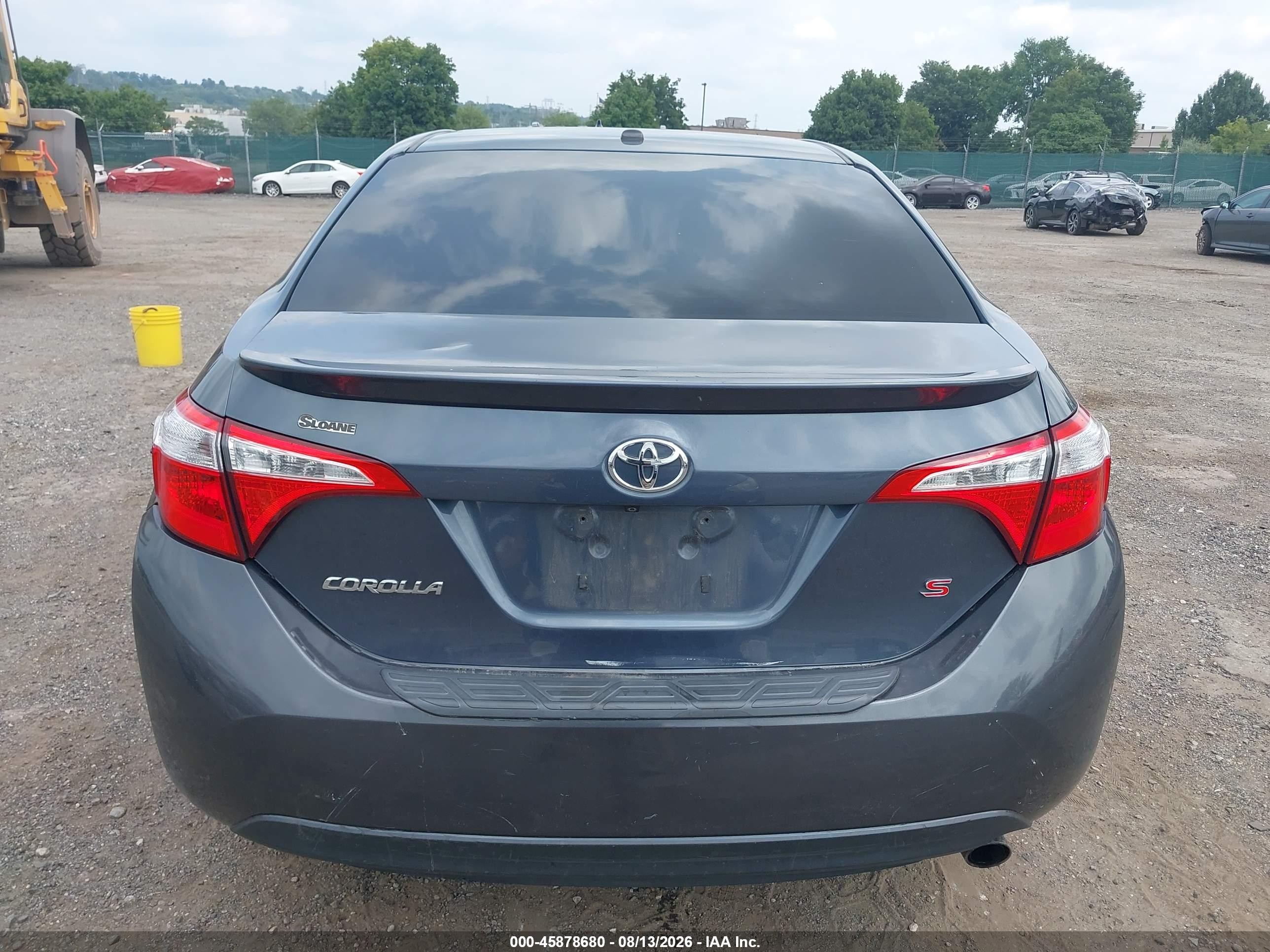 2014 Toyota Corolla S Premium Gray vin: 2T1BURHE5EC172748