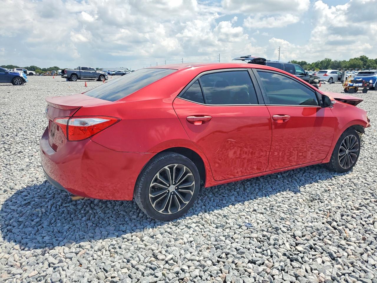 2014 Toyota Corolla S Plus Red vin: 2T1BURHE5EC177464
