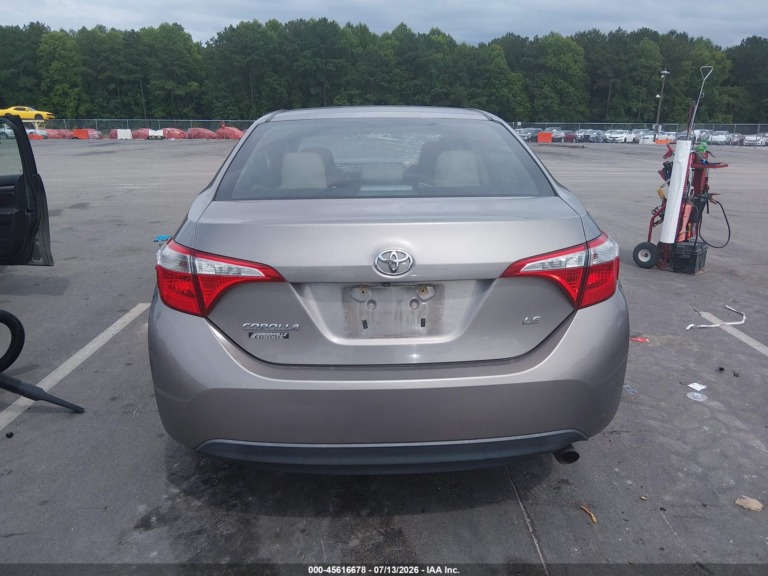 2014 Toyota Corolla Le Plus Gray vin: 2T1BURHE5EC182051