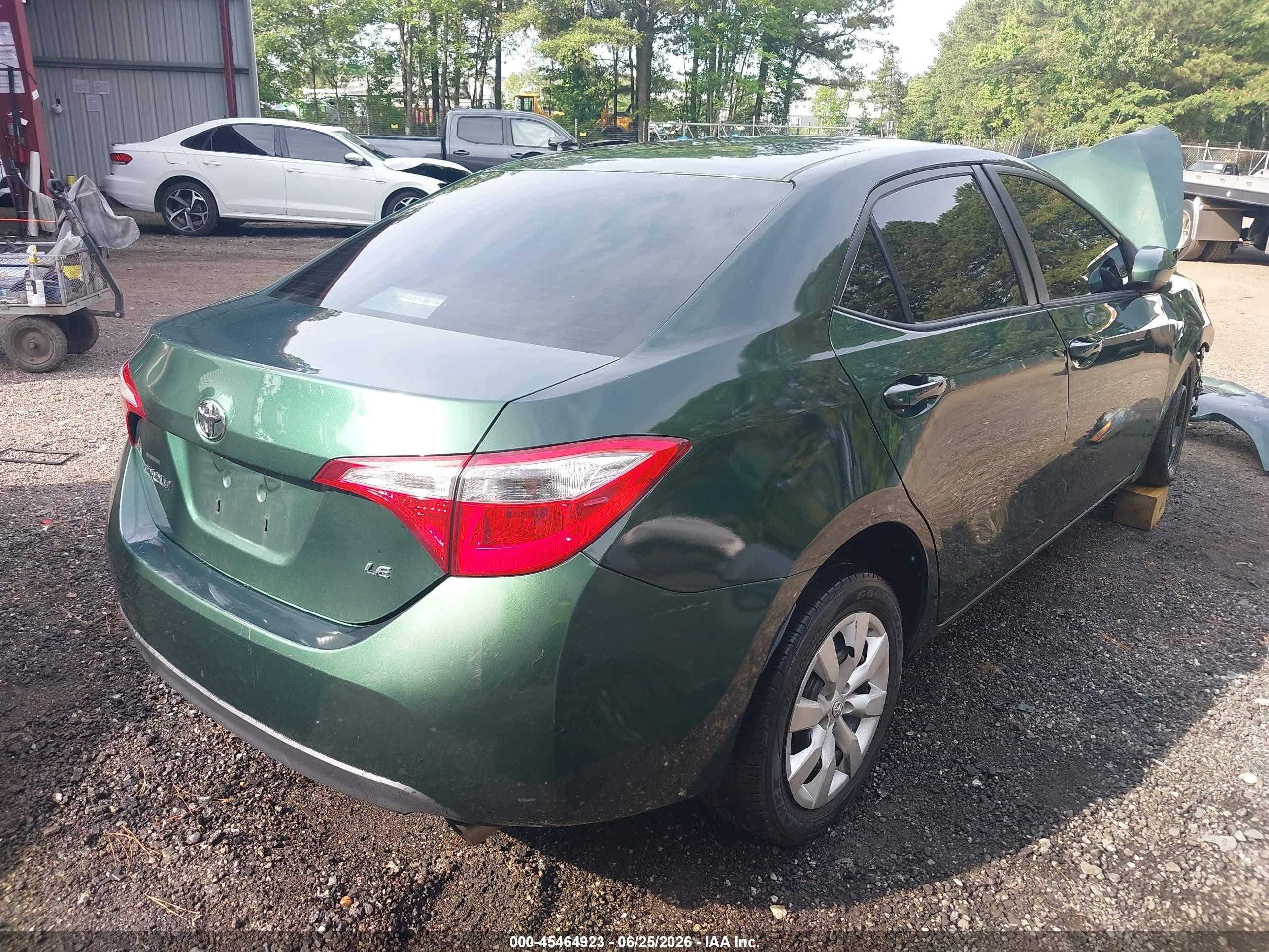 2014 Toyota Corolla Le Green vin: 2T1BURHE5EC182700