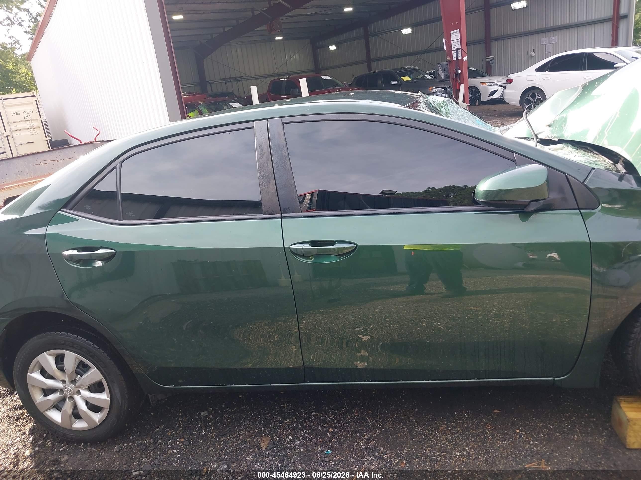 2014 Toyota Corolla Le Green vin: 2T1BURHE5EC182700