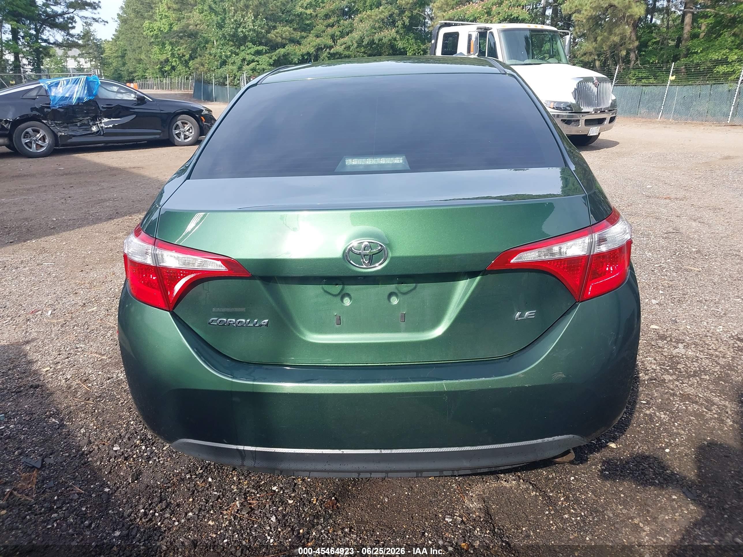 2014 Toyota Corolla Le Green vin: 2T1BURHE5EC182700