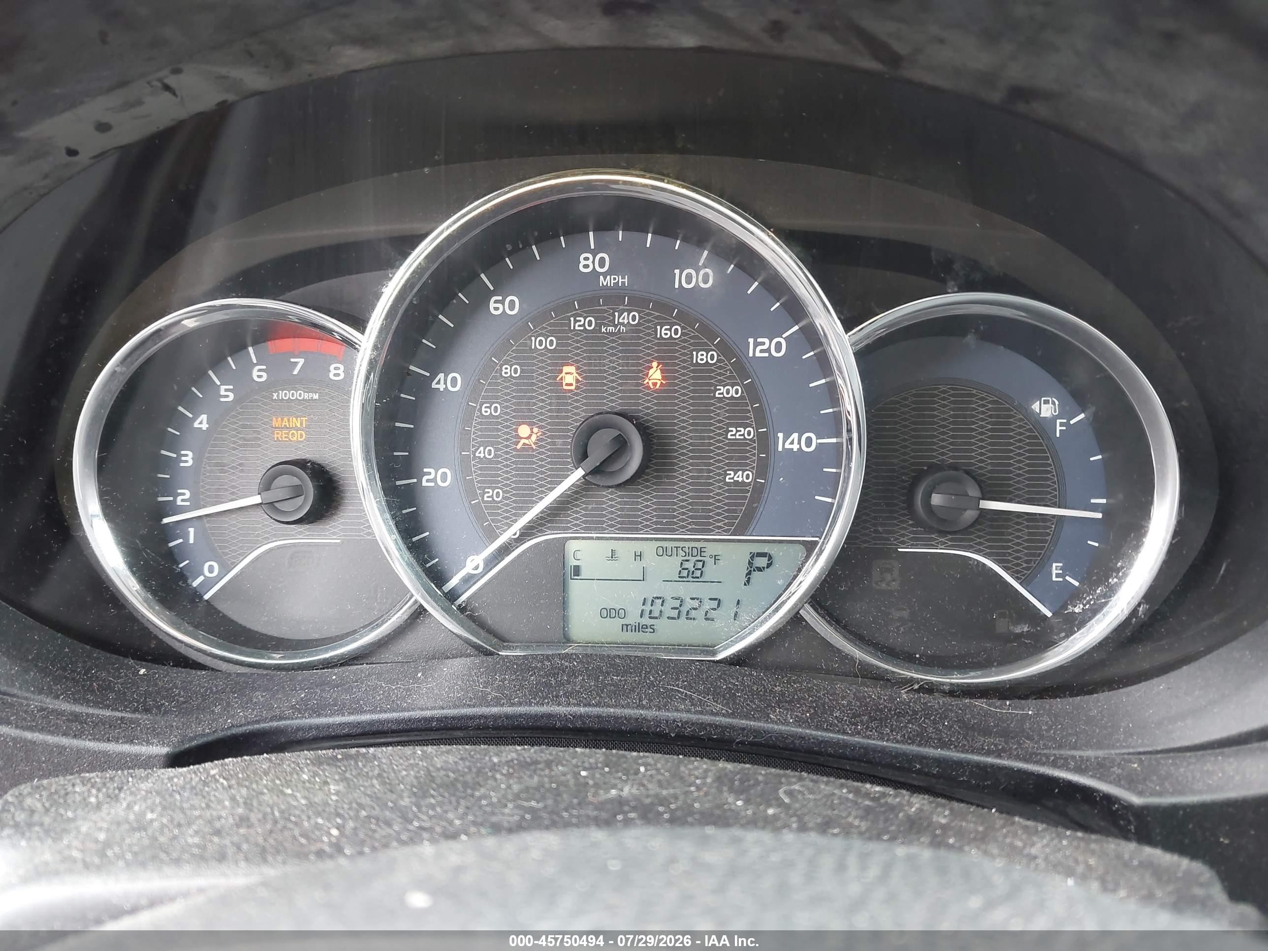 2014 Toyota Corolla Le Красный vin: 2T1BURHE5EC186567