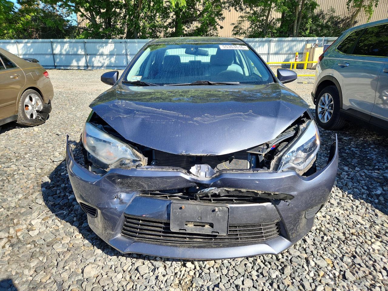 2014 Toyota Corolla Le Gray vin: 2T1BURHE5EC199531