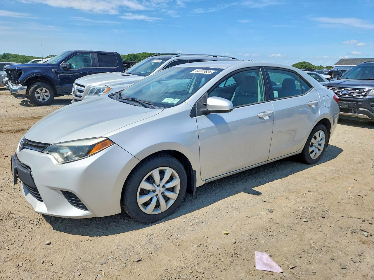 2014 Toyota Corolla Le Серебряный vin: 2T1BURHE5EC201021