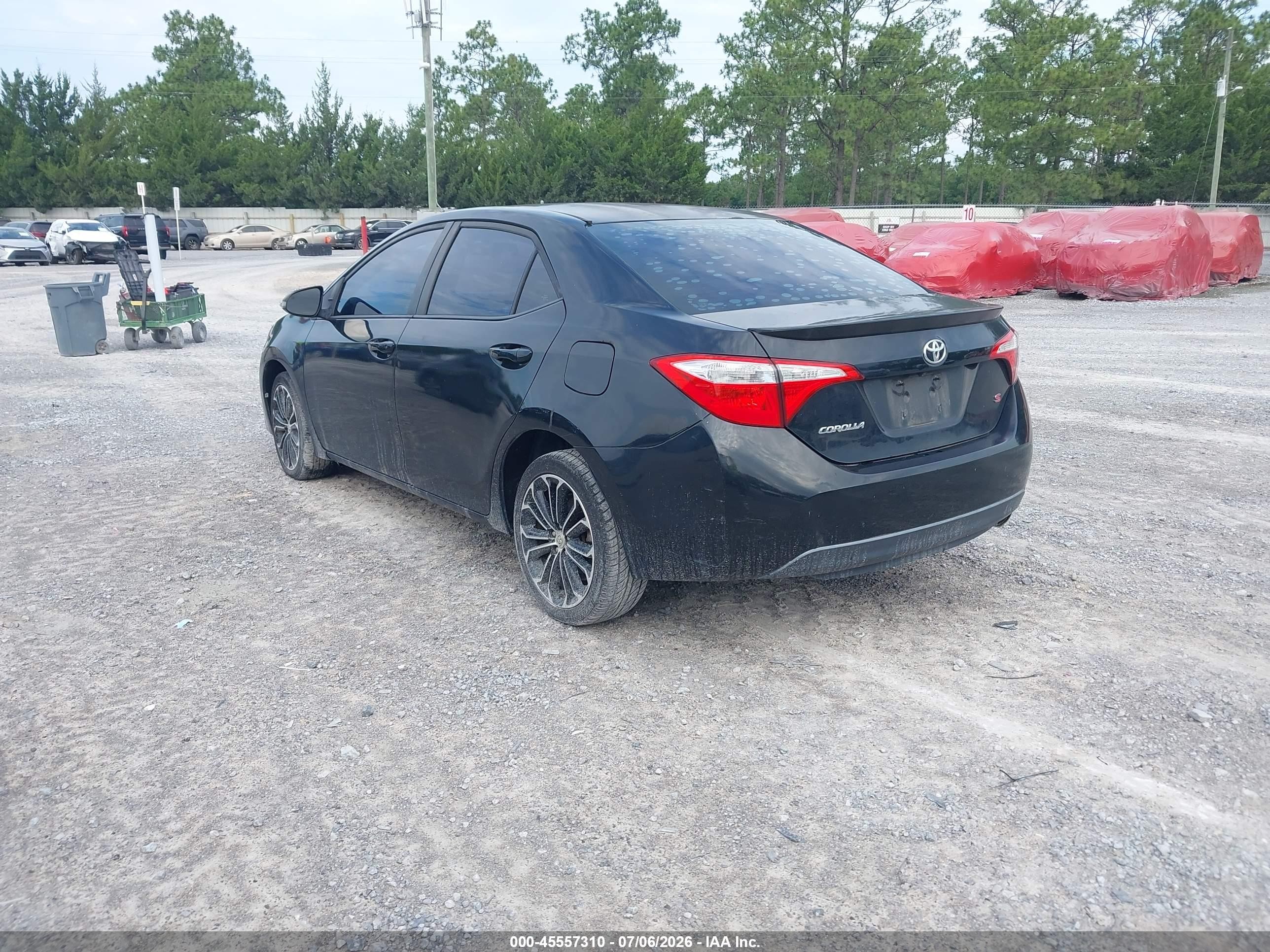 2014 Toyota Corolla S Plus Black vin: 2T1BURHE5EC203318