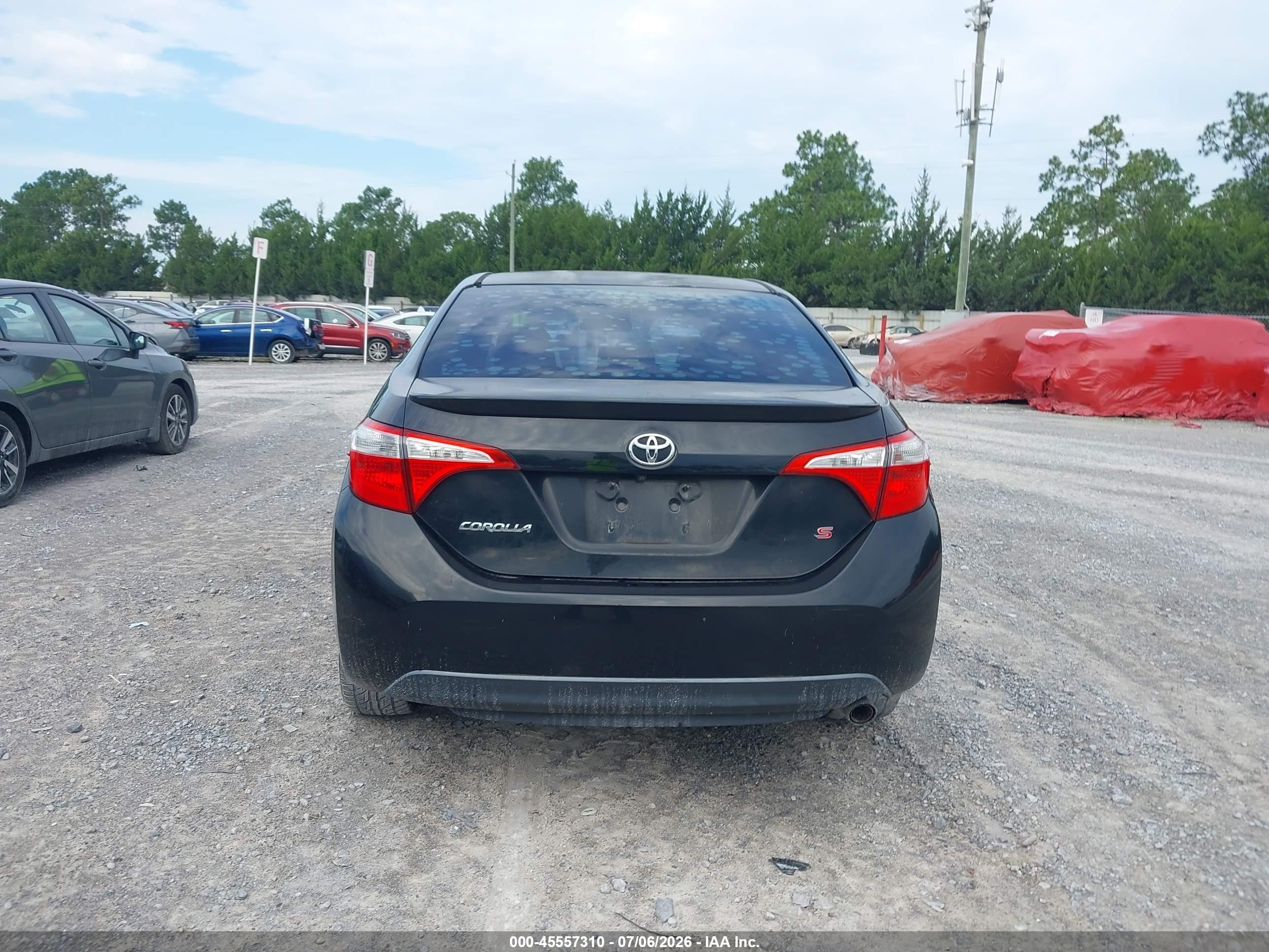 2014 Toyota Corolla S Plus Black vin: 2T1BURHE5EC203318