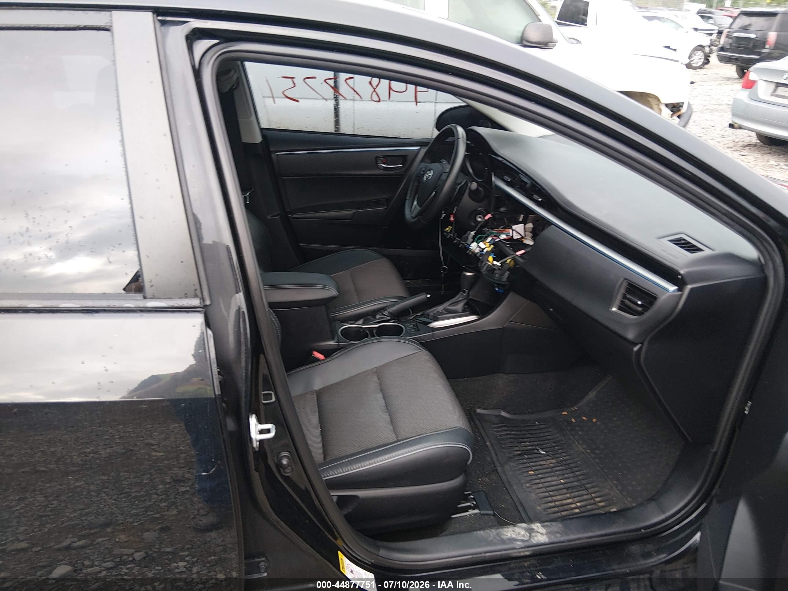 2014 Toyota Corolla S Plus Black vin: 2T1BURHE5EC210799