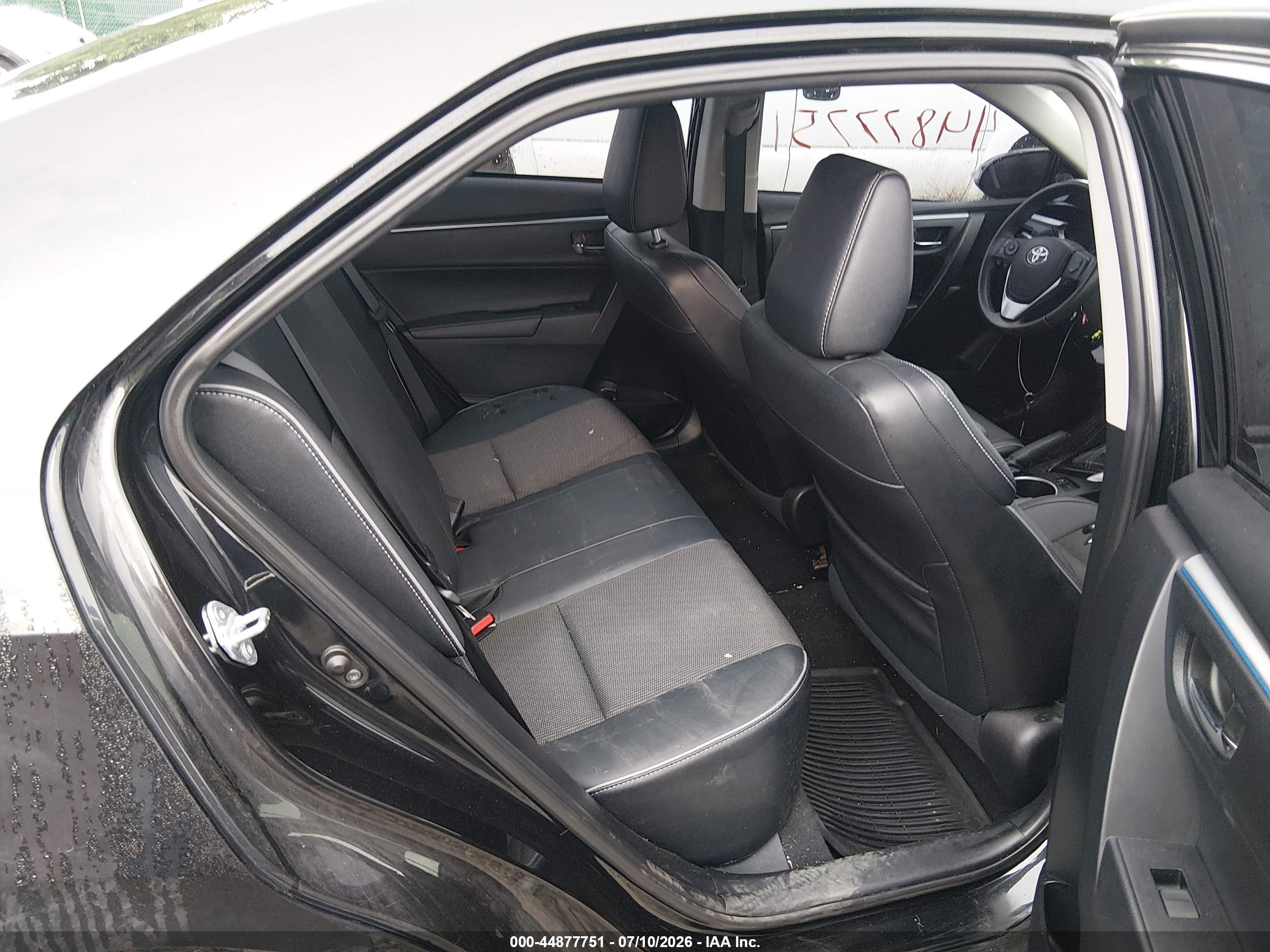 2014 Toyota Corolla S Plus Black vin: 2T1BURHE5EC210799