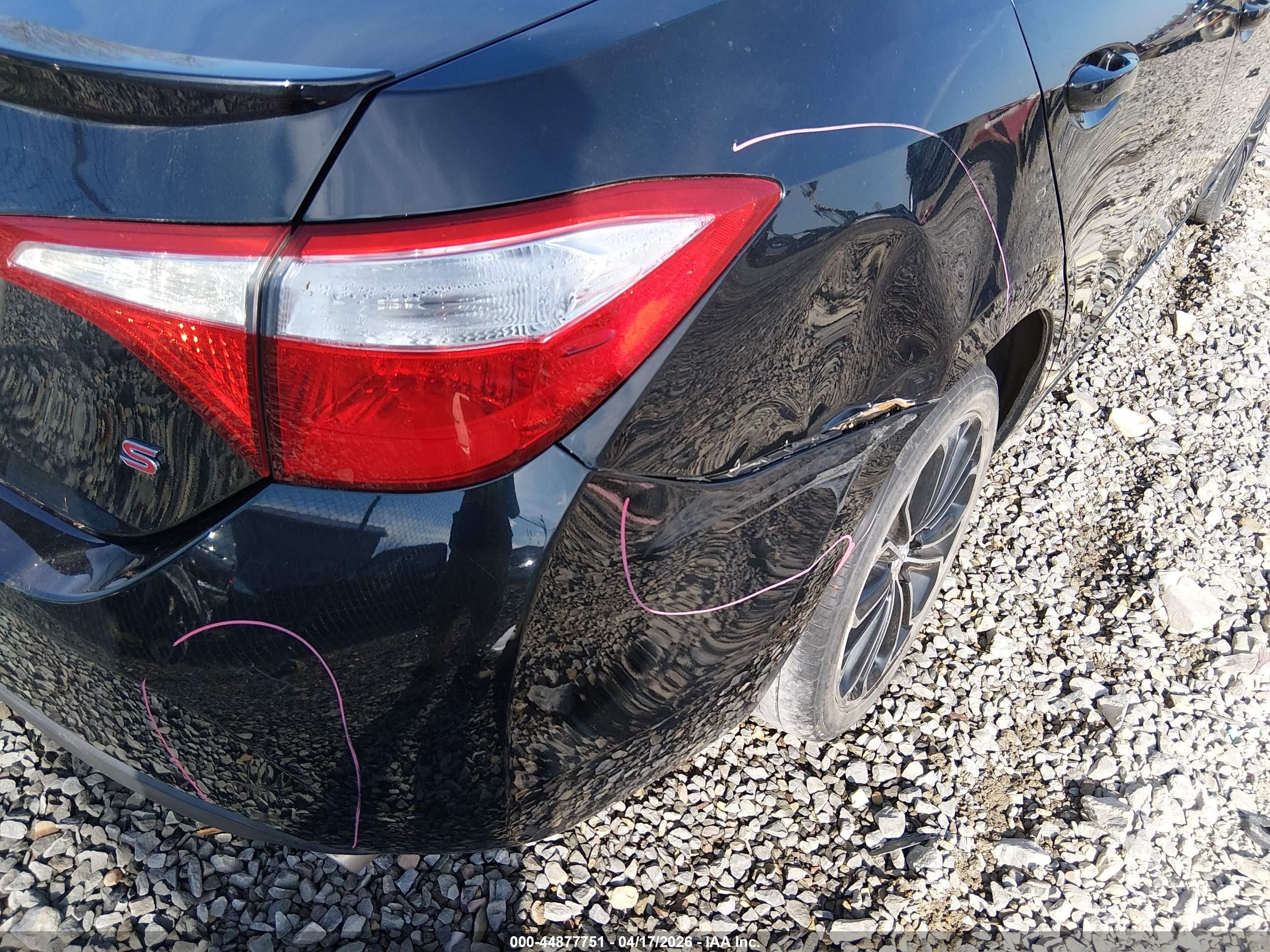 2014 Toyota Corolla S Plus Black vin: 2T1BURHE5EC210799