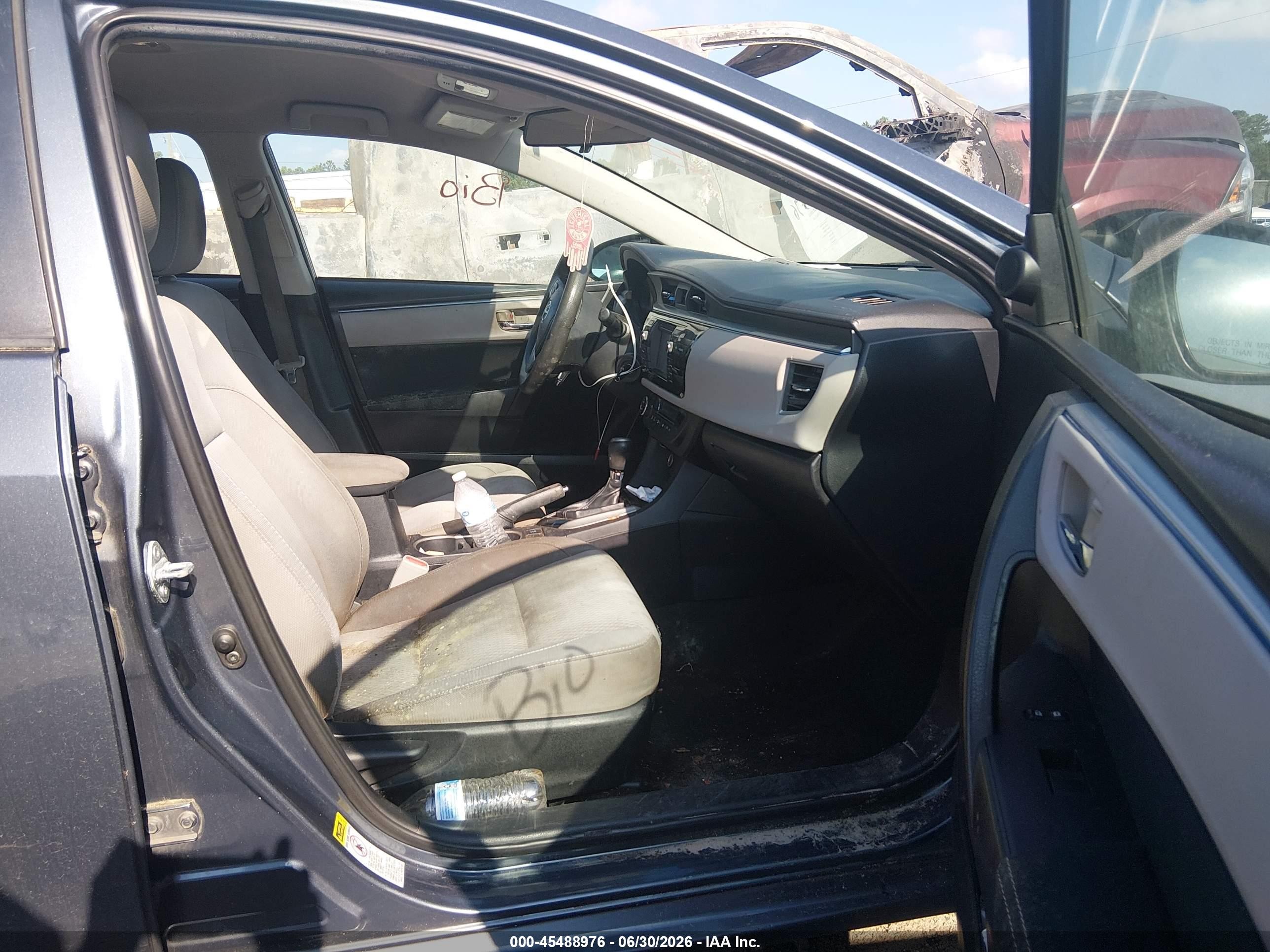2014 Toyota Corolla Le Blue vin: 2T1BURHE5EC212844
