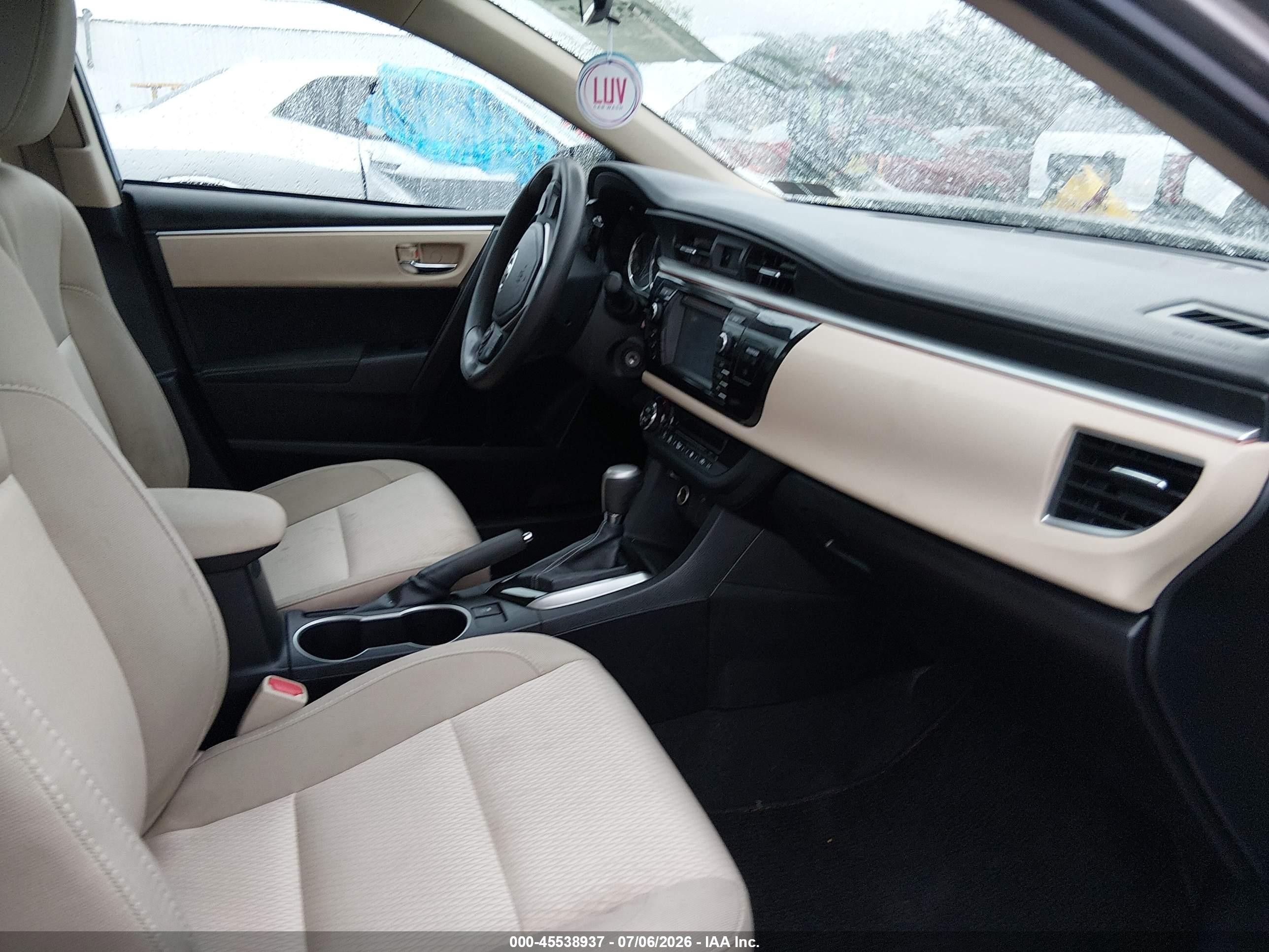 2014 Toyota Corolla Le Gray vin: 2T1BURHE5EC215890