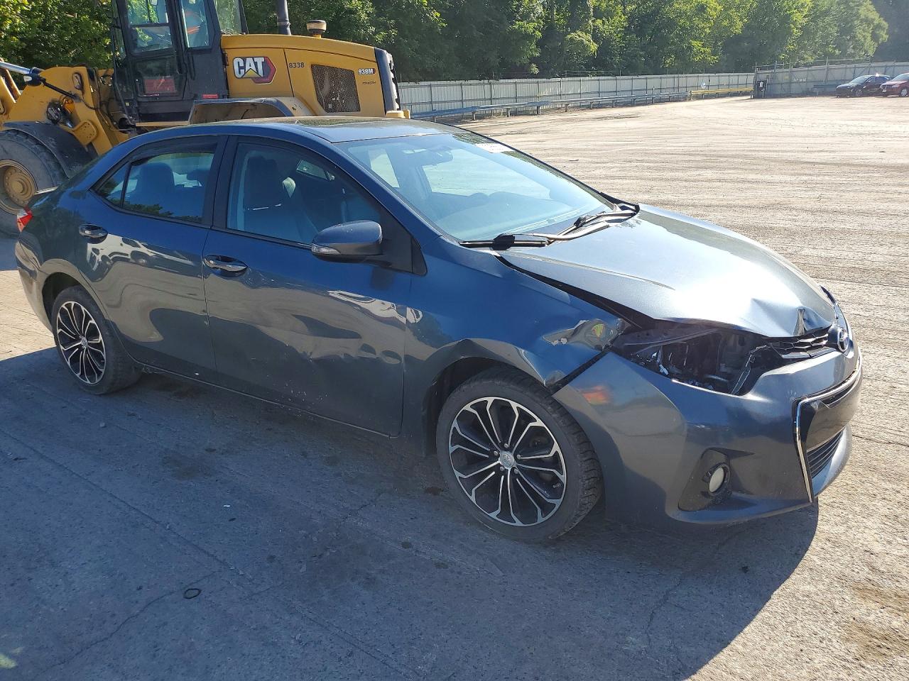 2014 Toyota Corolla S Plus Blue vin: 2T1BURHE5EC216425