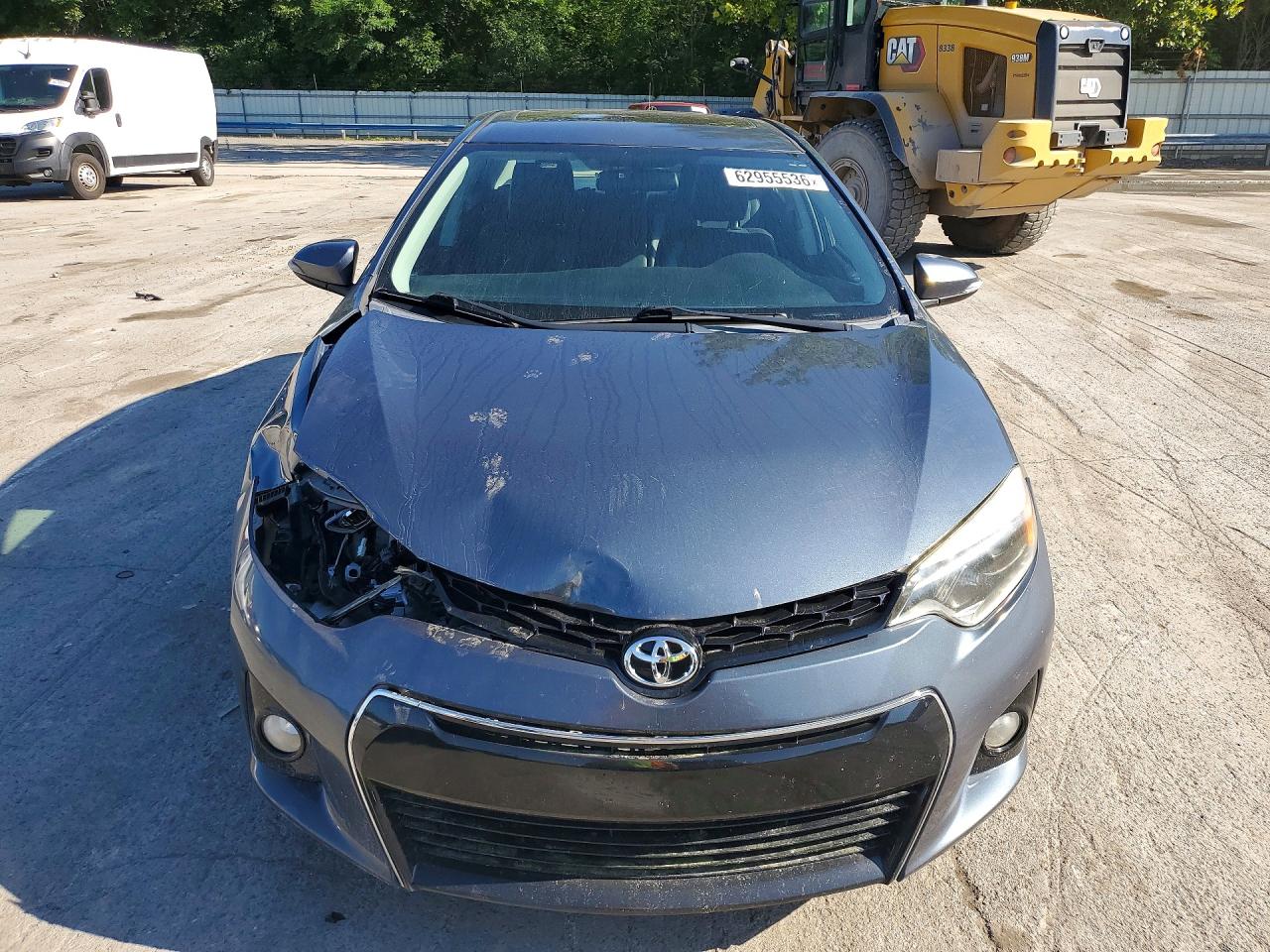 2014 Toyota Corolla S Plus Blue vin: 2T1BURHE5EC216425