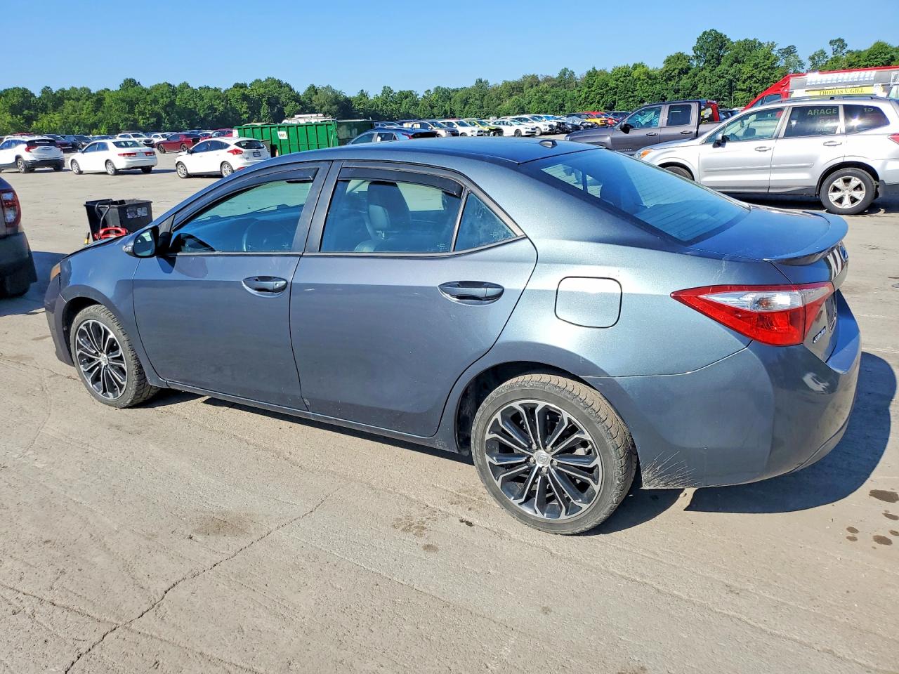 2014 Toyota Corolla S Plus Blue vin: 2T1BURHE5EC216425