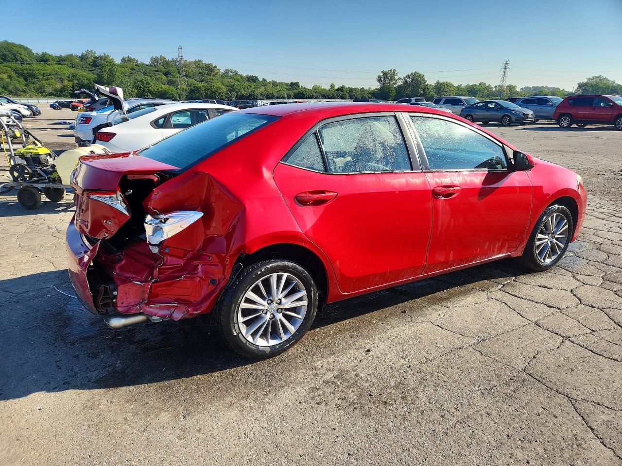2014 Toyota Corolla Le Plus Red vin: 2T1BURHE5EC220135