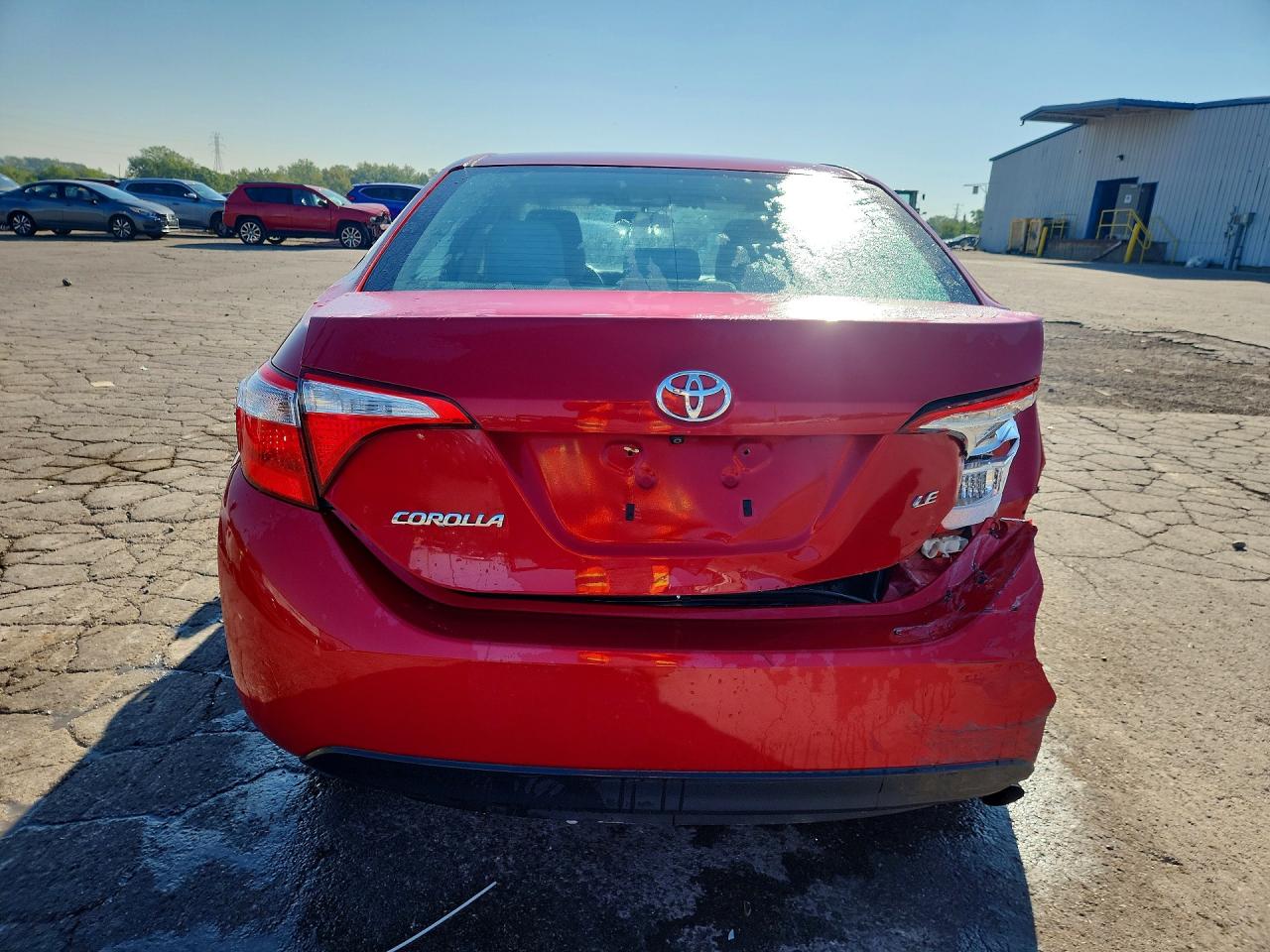 2014 Toyota Corolla Le Plus Red vin: 2T1BURHE5EC220135