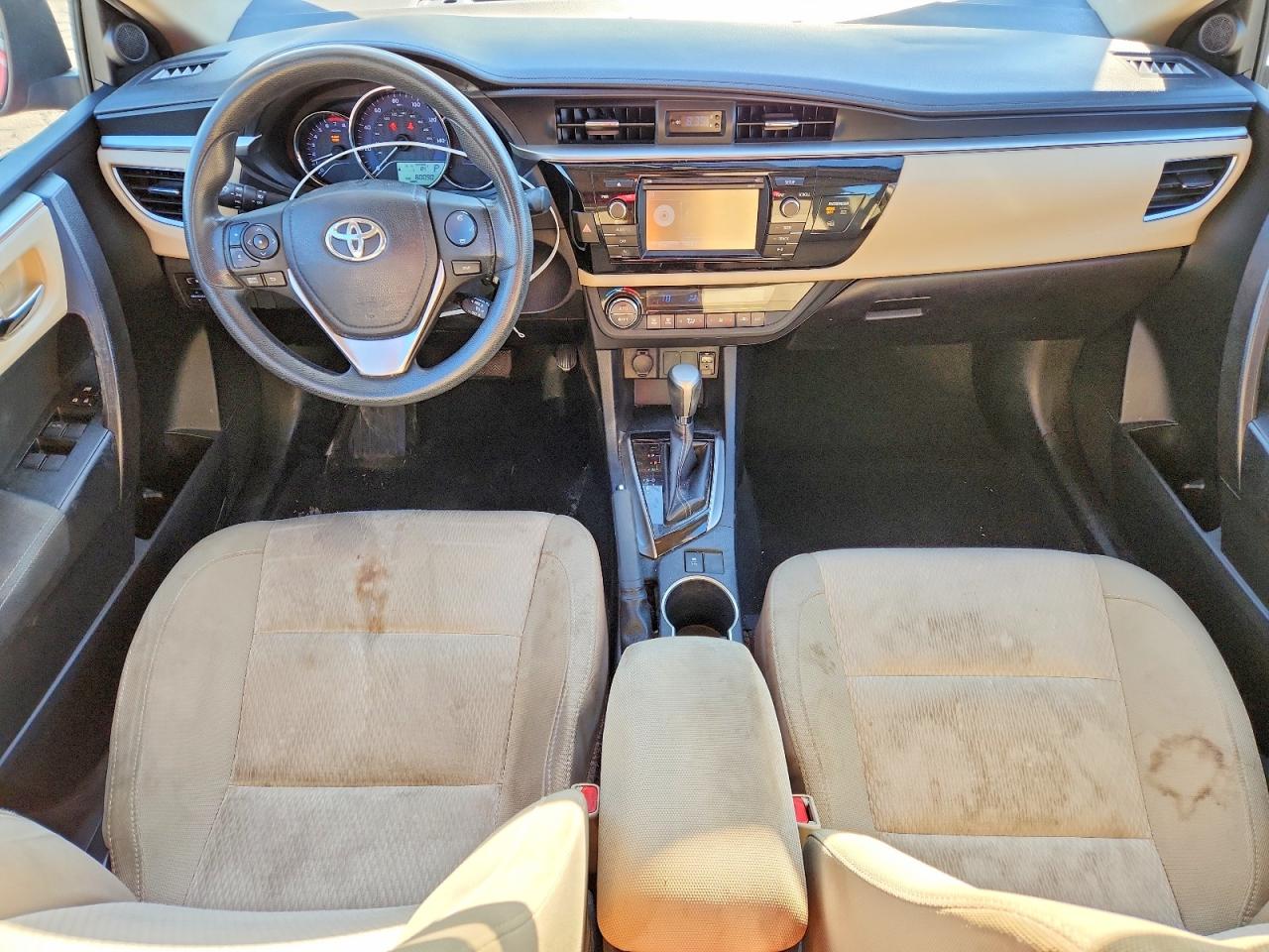 2014 Toyota Corolla Le Plus Red vin: 2T1BURHE5EC220135