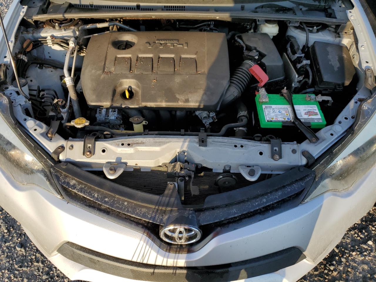 2014 Toyota Corolla L Silver vin: 2T1BURHE5EC223374