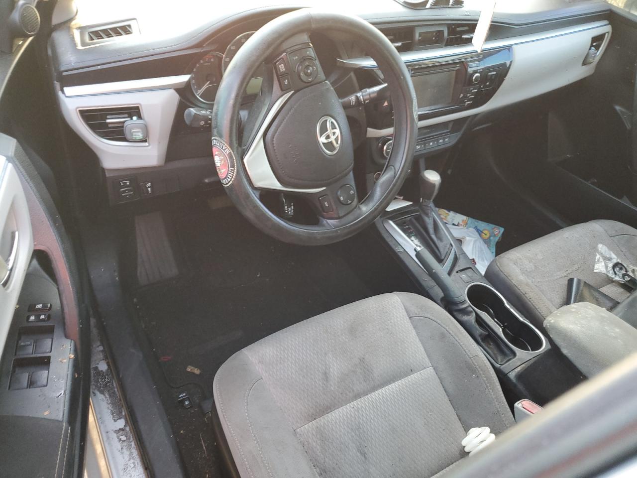 2014 Toyota Corolla L Silver vin: 2T1BURHE5EC223374