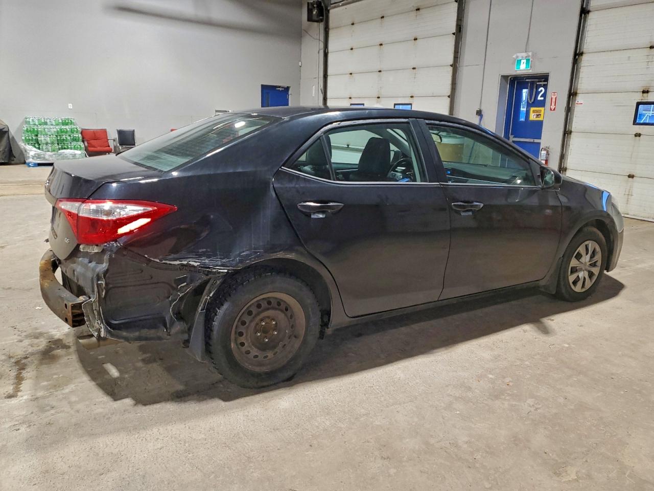 2014 Toyota Corolla L Black vin: 2T1BURHE5EC226176