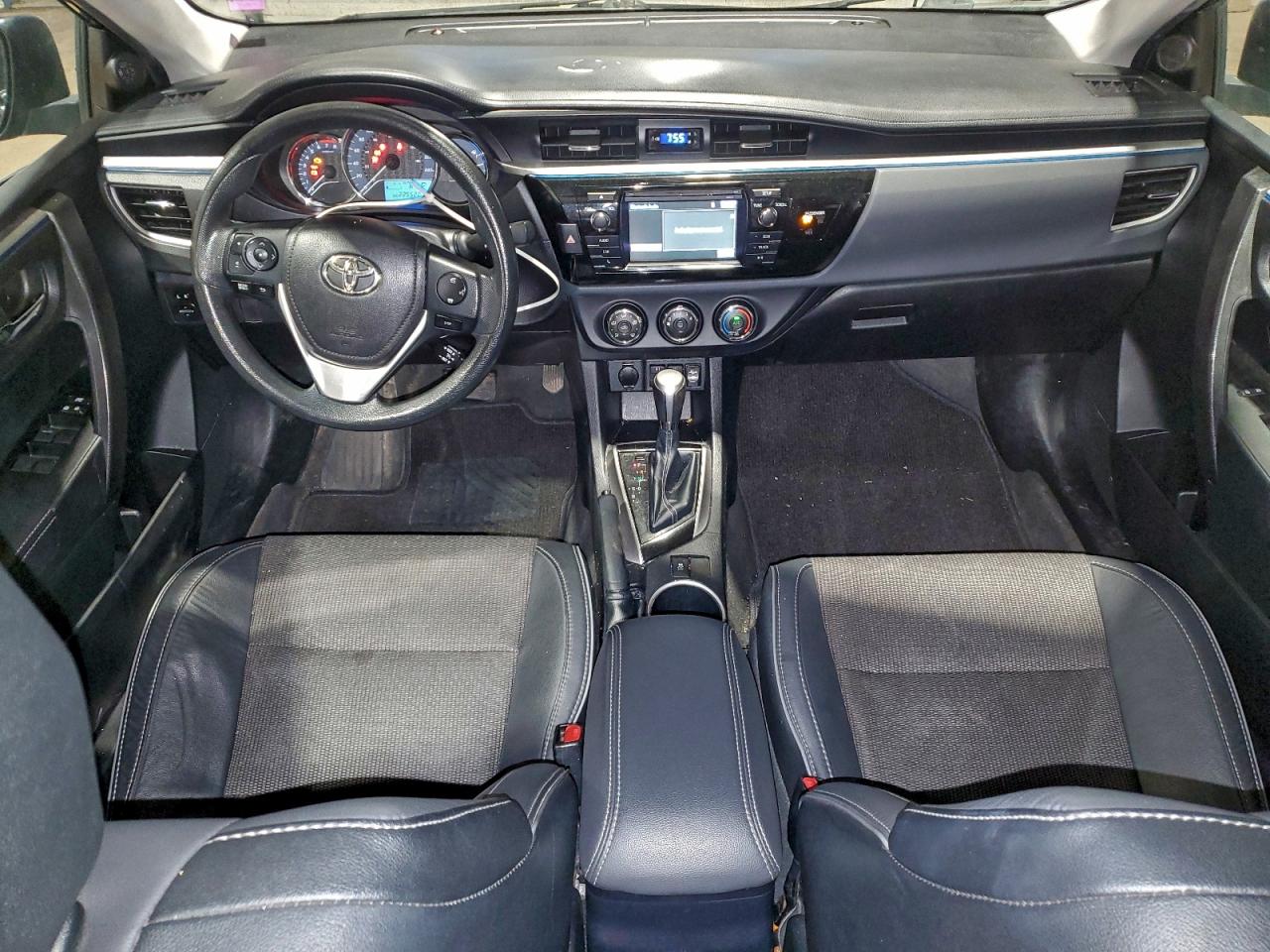 2014 Toyota Corolla L Black vin: 2T1BURHE5EC226176