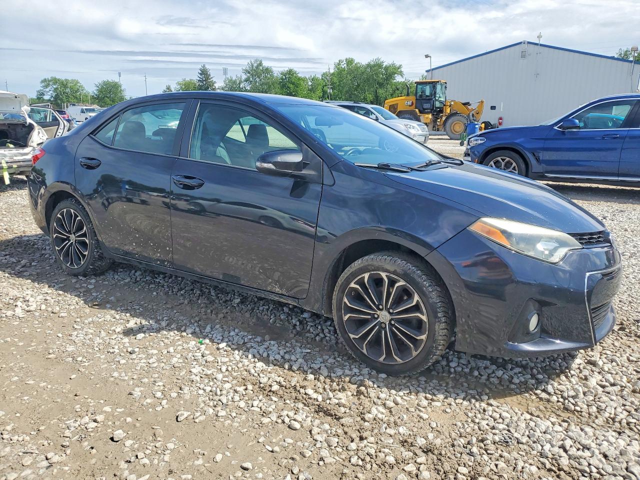2015 Toyota Corolla S Plus Black vin: 2T1BURHE5FC248762