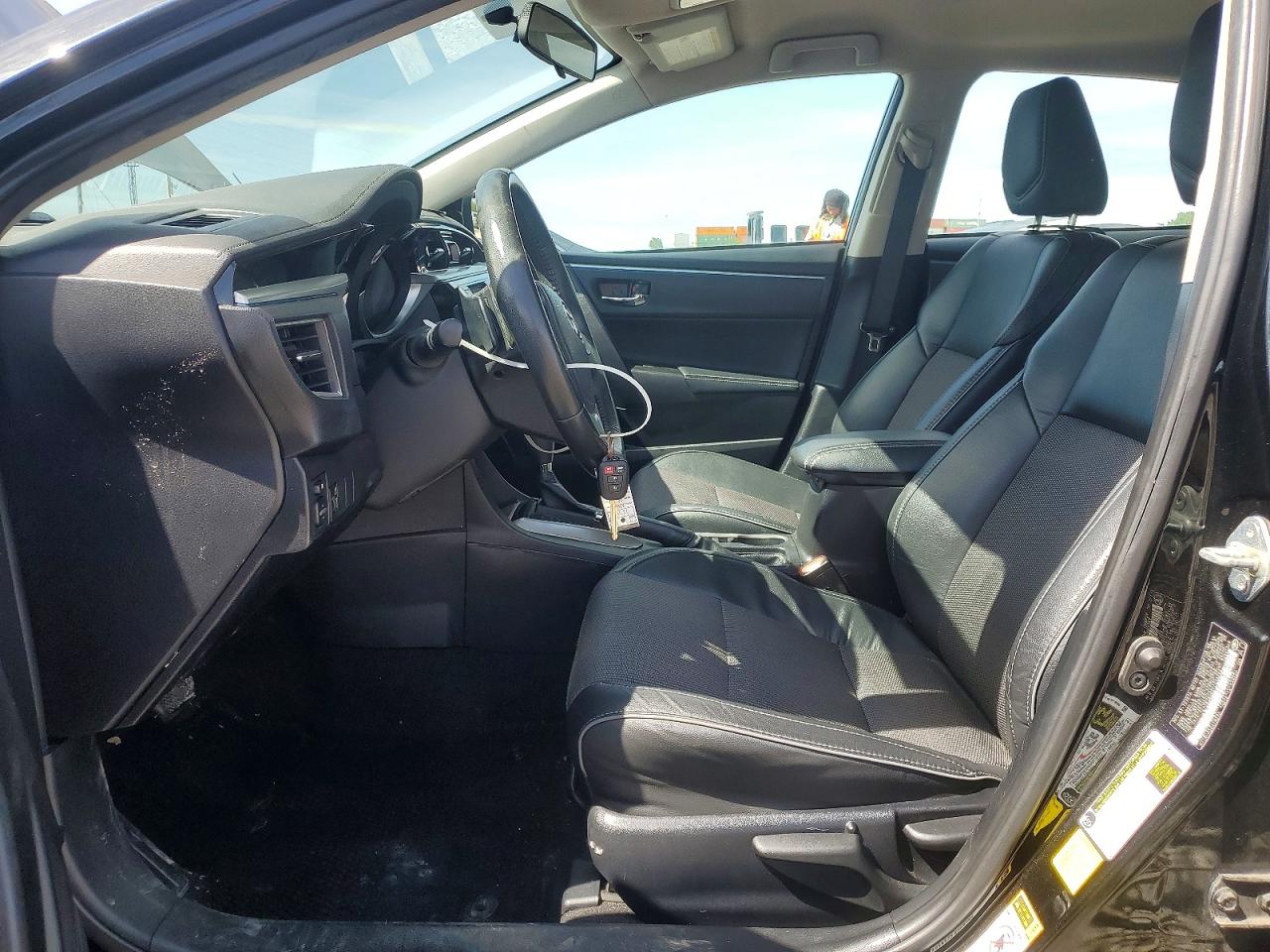 2015 Toyota Corolla S Plus Black vin: 2T1BURHE5FC248762
