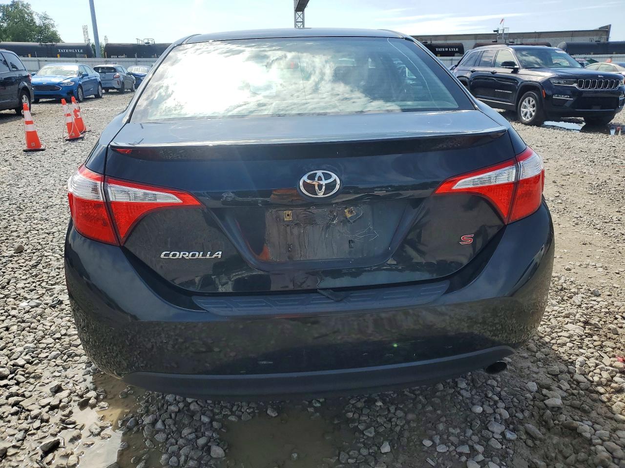 2015 Toyota Corolla S Plus Black vin: 2T1BURHE5FC248762