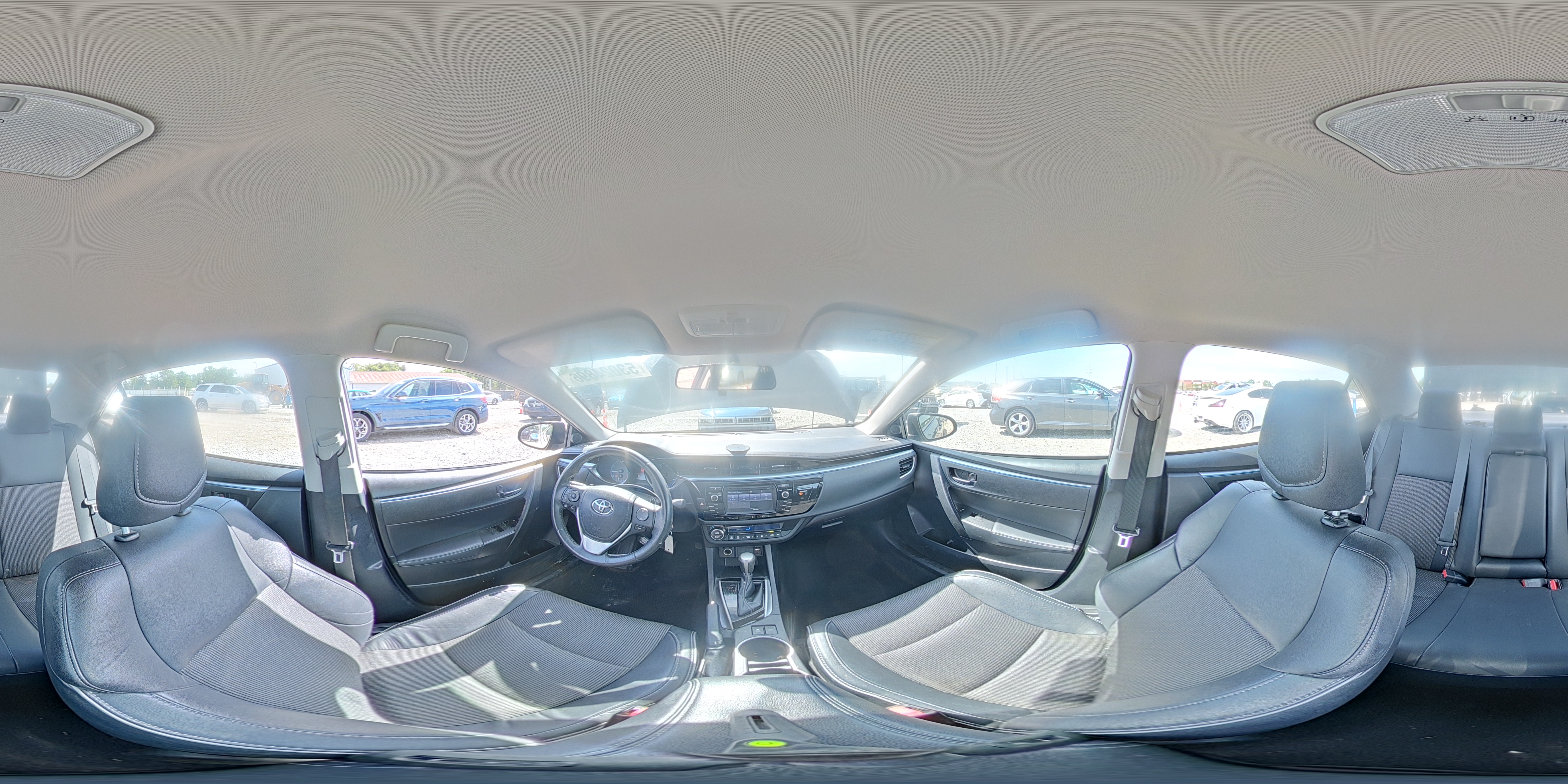 2015 Toyota Corolla S Plus Black vin: 2T1BURHE5FC248762
