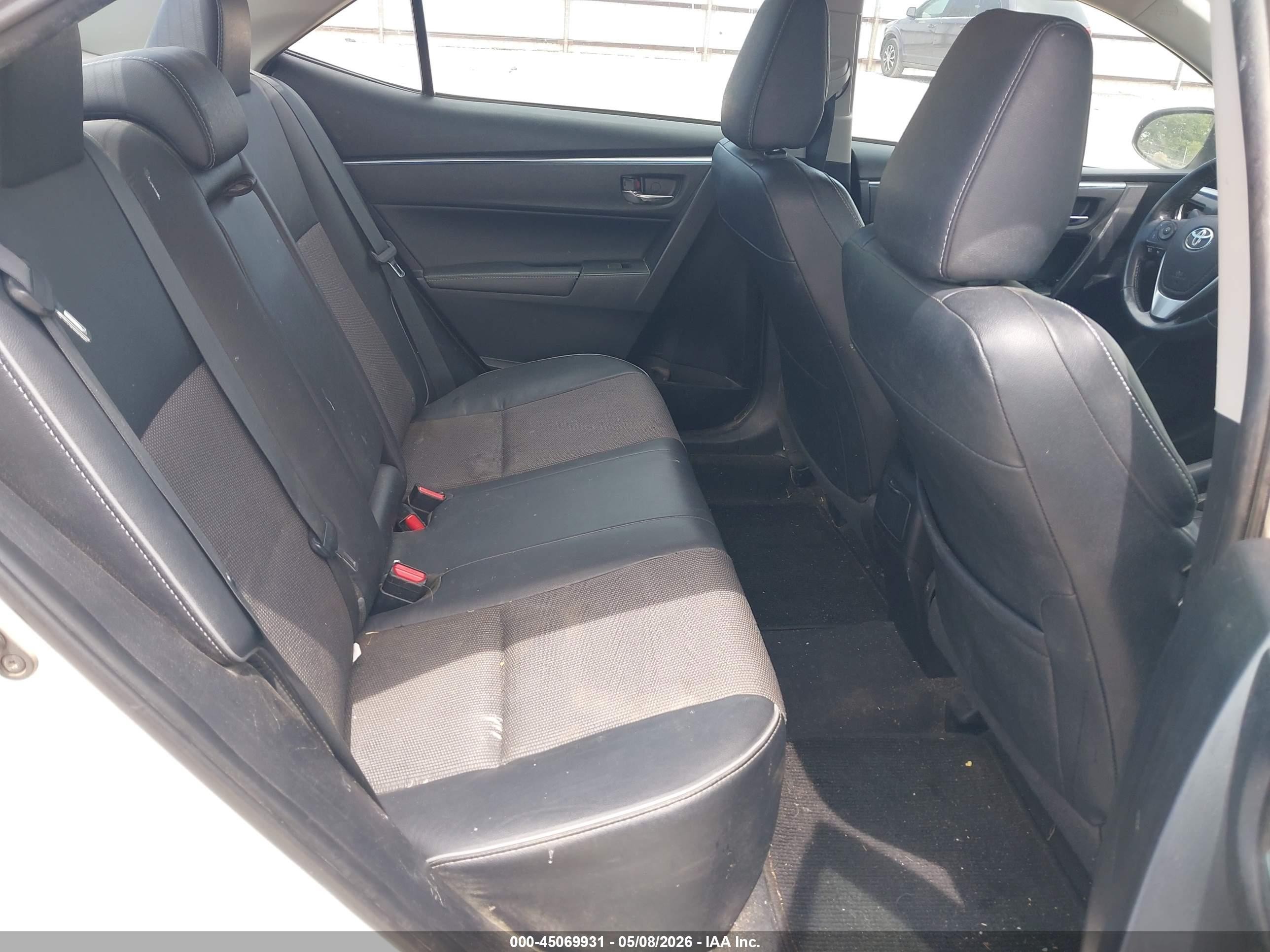 2015 Toyota Corolla S Plus White vin: 2T1BURHE5FC255212