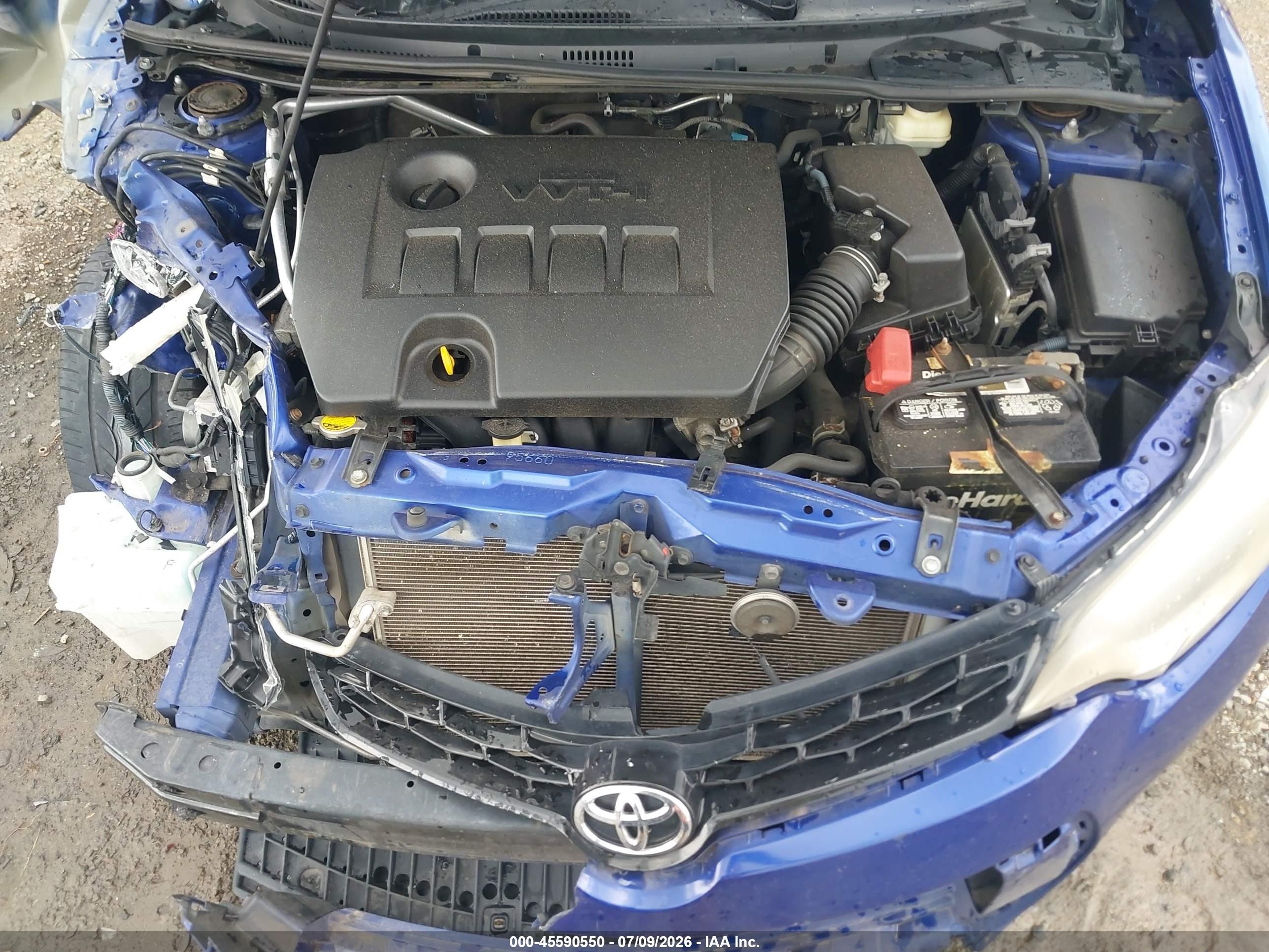 2015 Toyota Corolla S Plus Blue vin: 2T1BURHE5FC265013