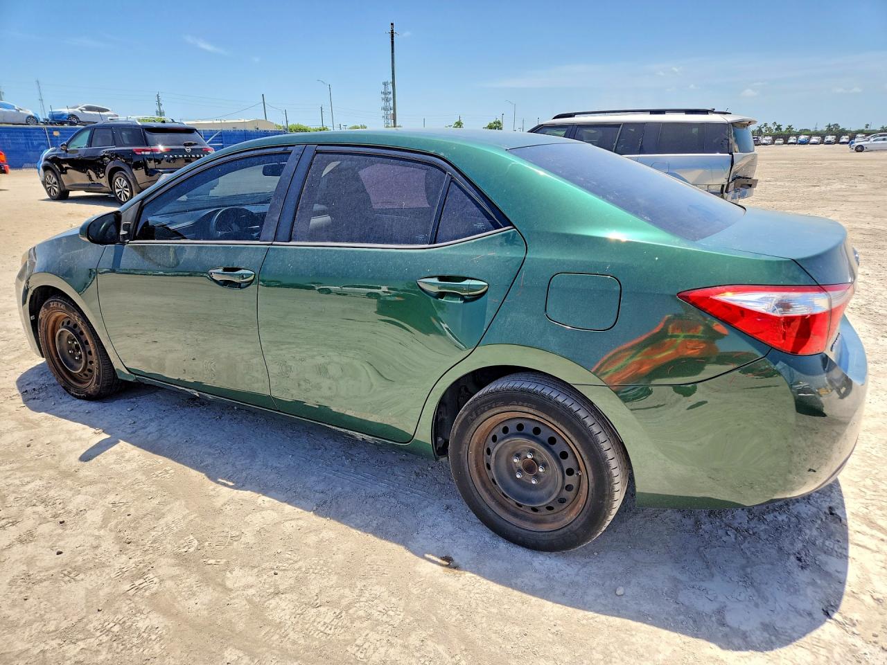 2015 Toyota Corolla Le Зеленый vin: 2T1BURHE5FC265786