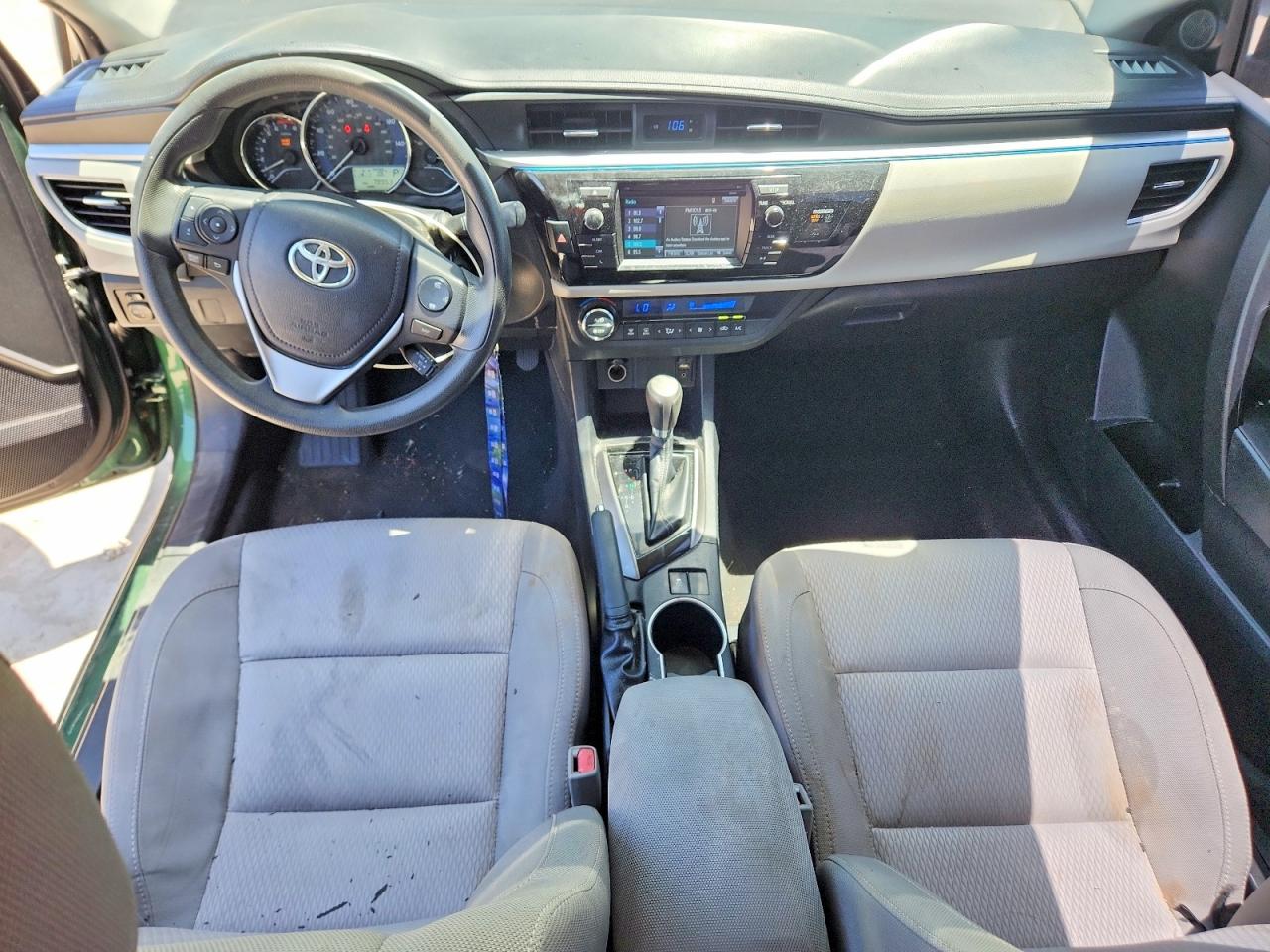2015 Toyota Corolla Le Зеленый vin: 2T1BURHE5FC265786