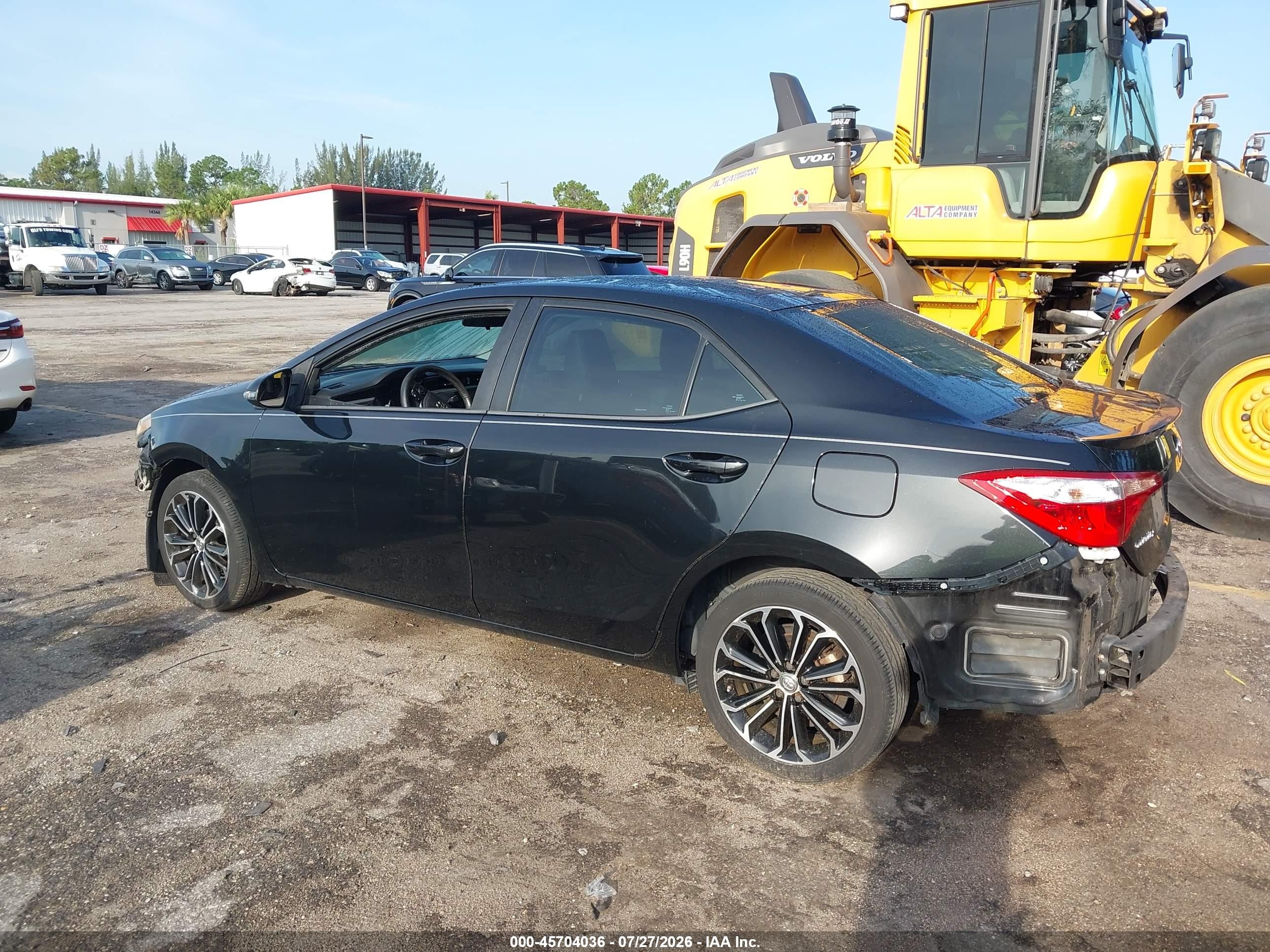 2015 Toyota Corolla S Plus Black vin: 2T1BURHE5FC285164