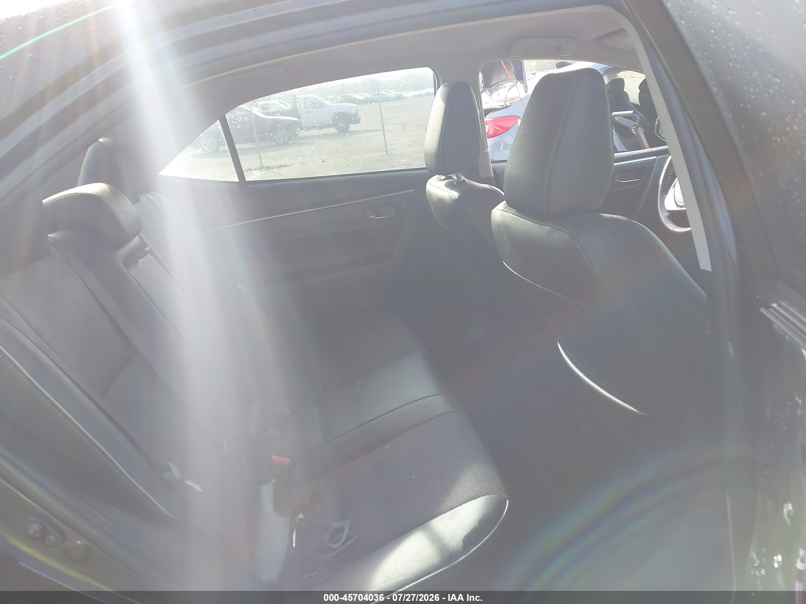 2015 Toyota Corolla S Plus Black vin: 2T1BURHE5FC285164