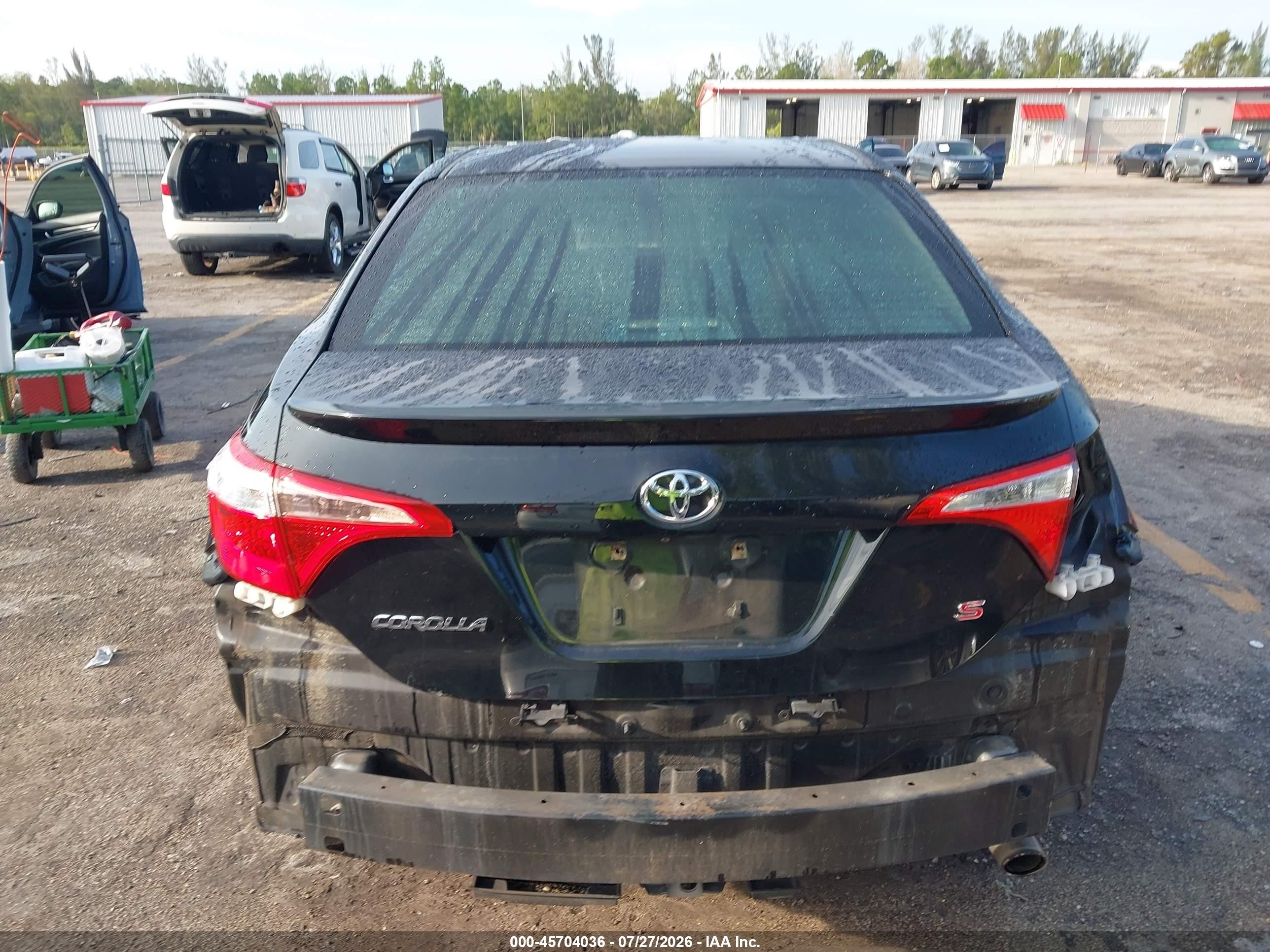 2015 Toyota Corolla S Plus Black vin: 2T1BURHE5FC285164