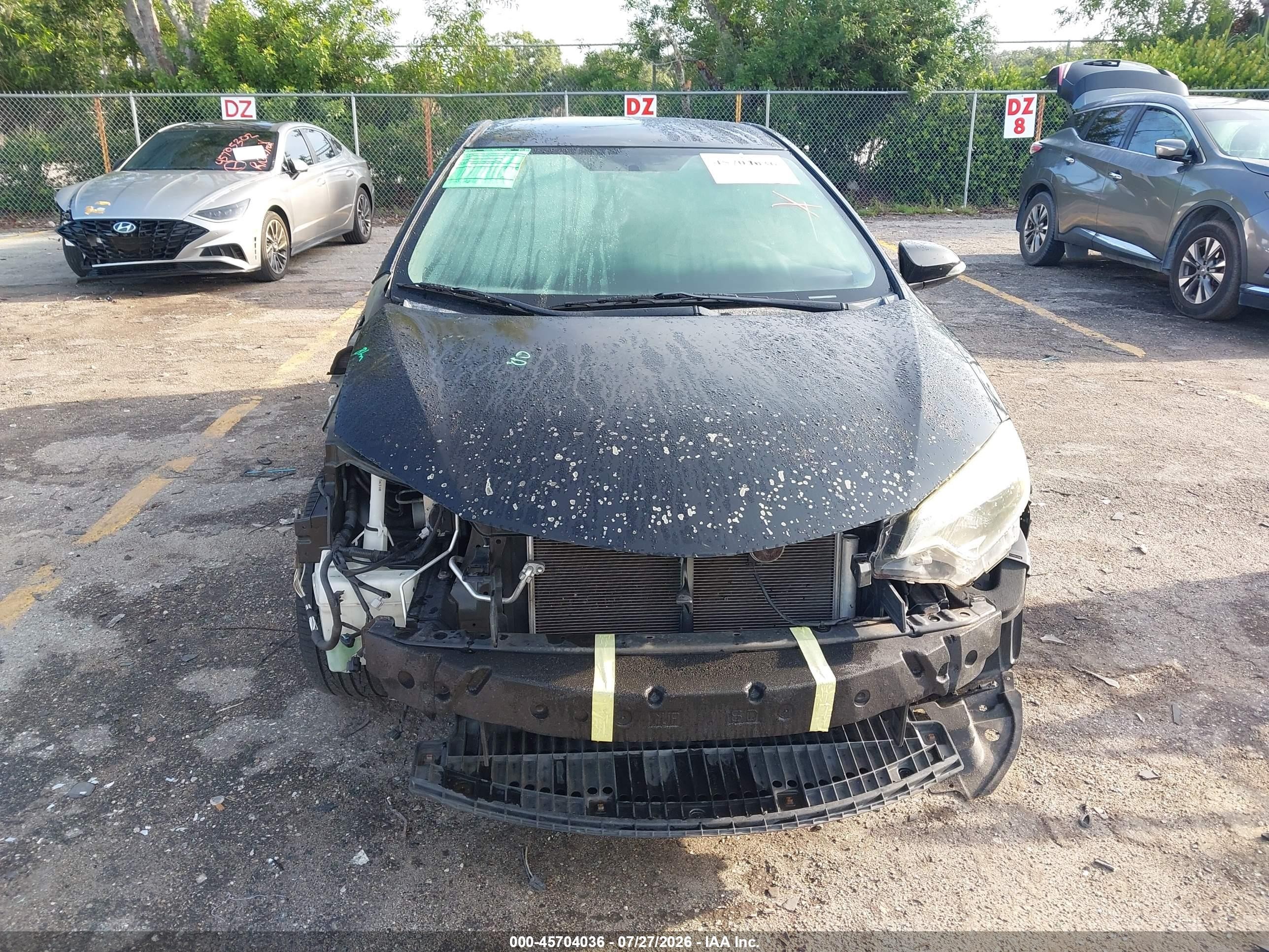 2015 Toyota Corolla S Plus Black vin: 2T1BURHE5FC285164