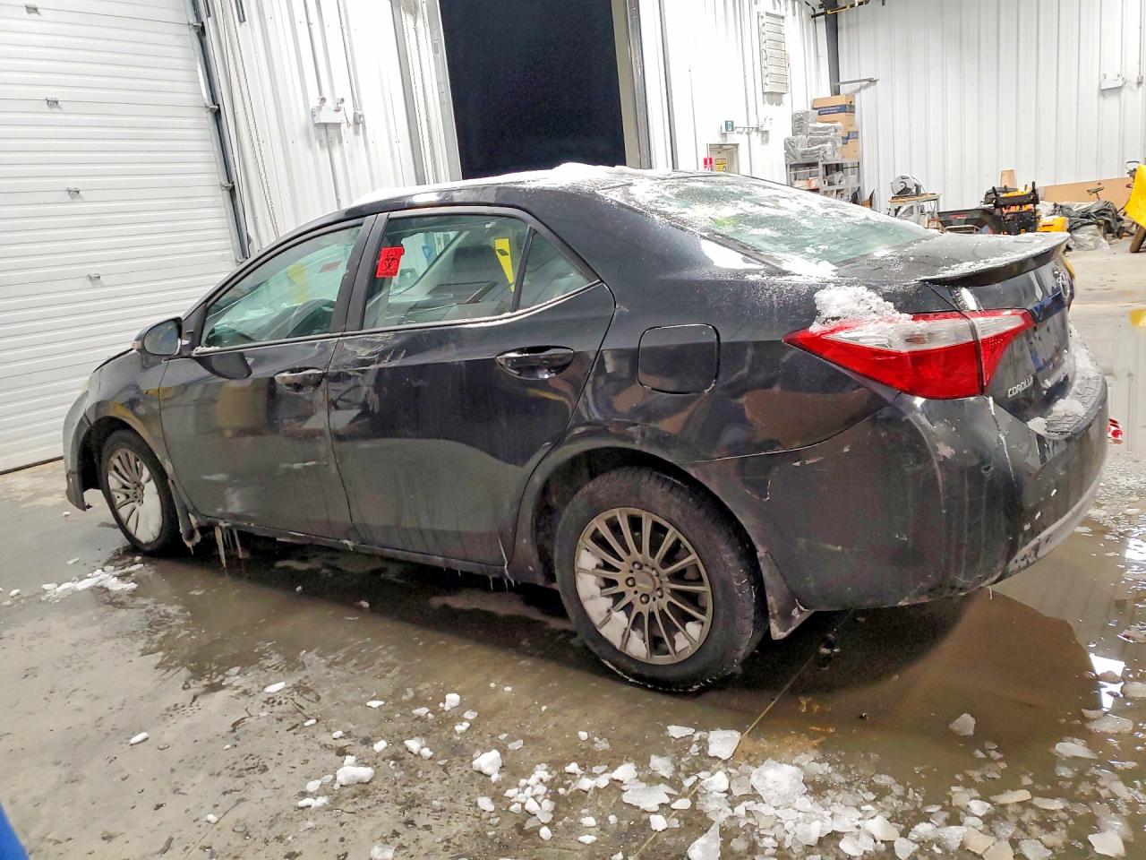 2015 Toyota Corolla L Black vin: 2T1BURHE5FC300052
