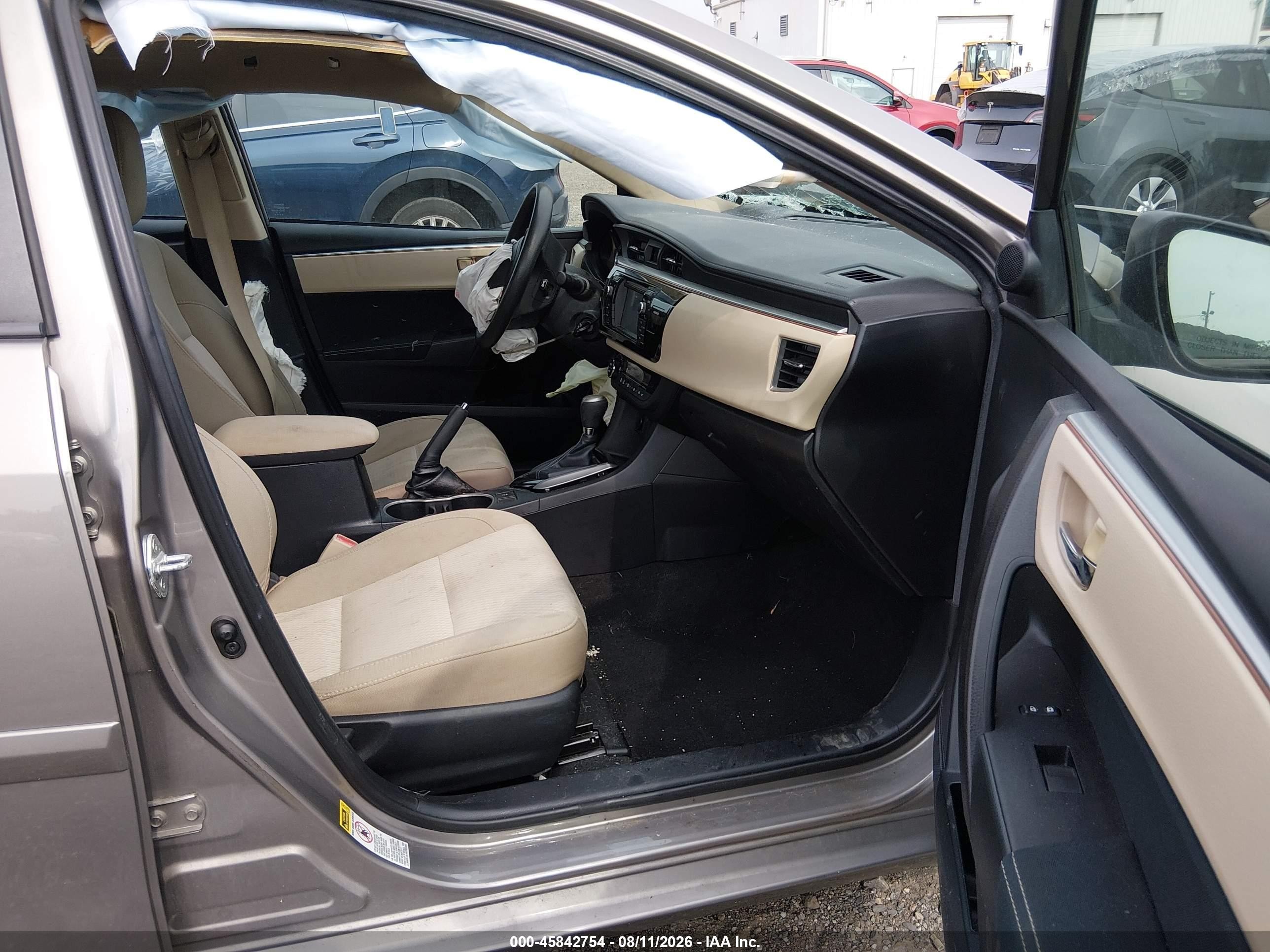 2015 Toyota Corolla Le Silver vin: 2T1BURHE5FC331625