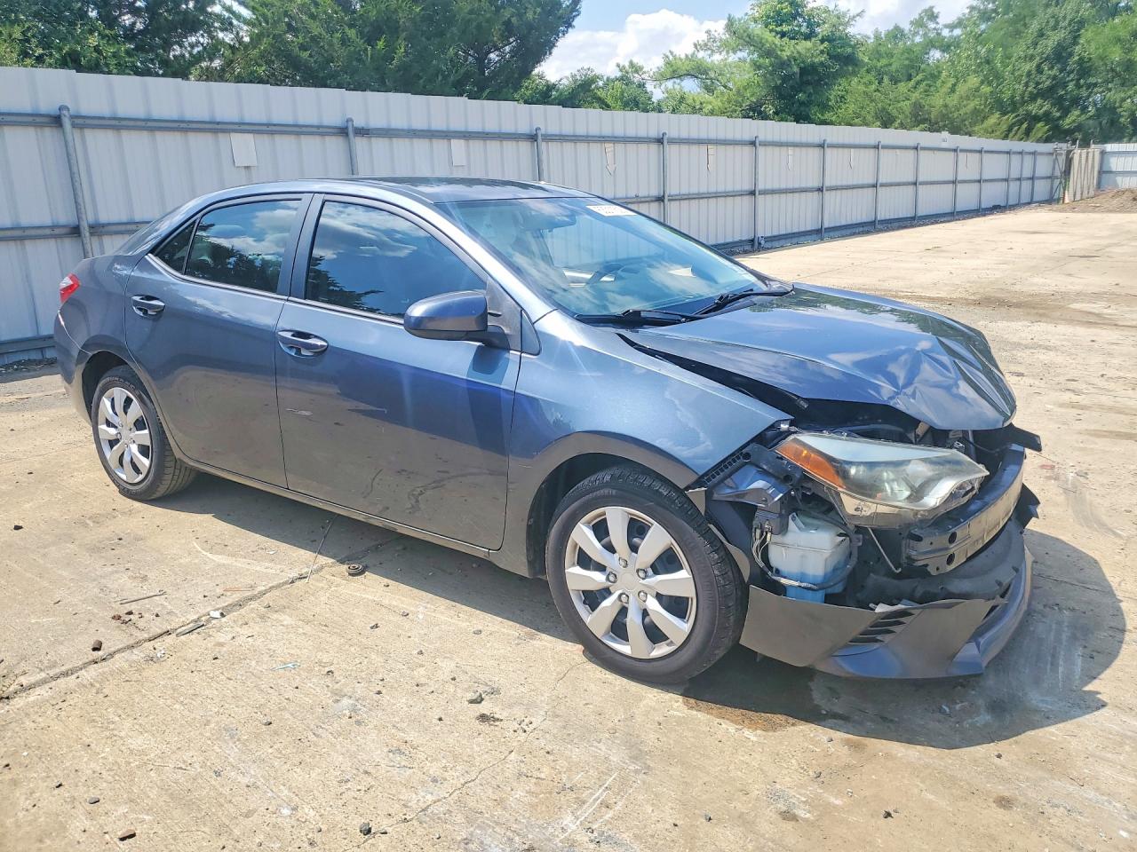 2015 Toyota Corolla Le Синий vin: 2T1BURHE5FC340843