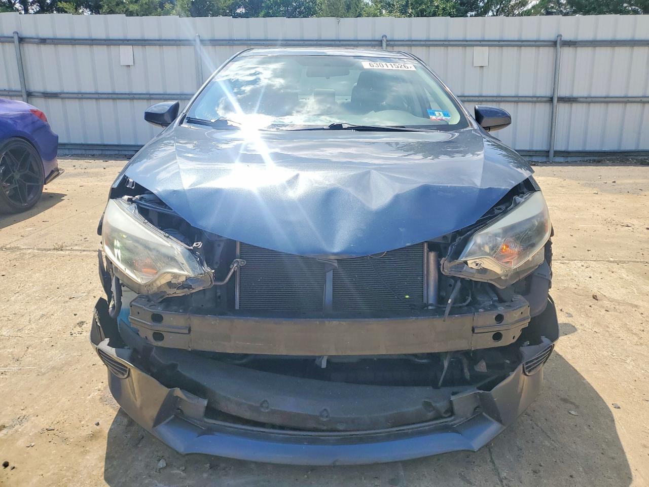 2015 Toyota Corolla Le Синий vin: 2T1BURHE5FC340843