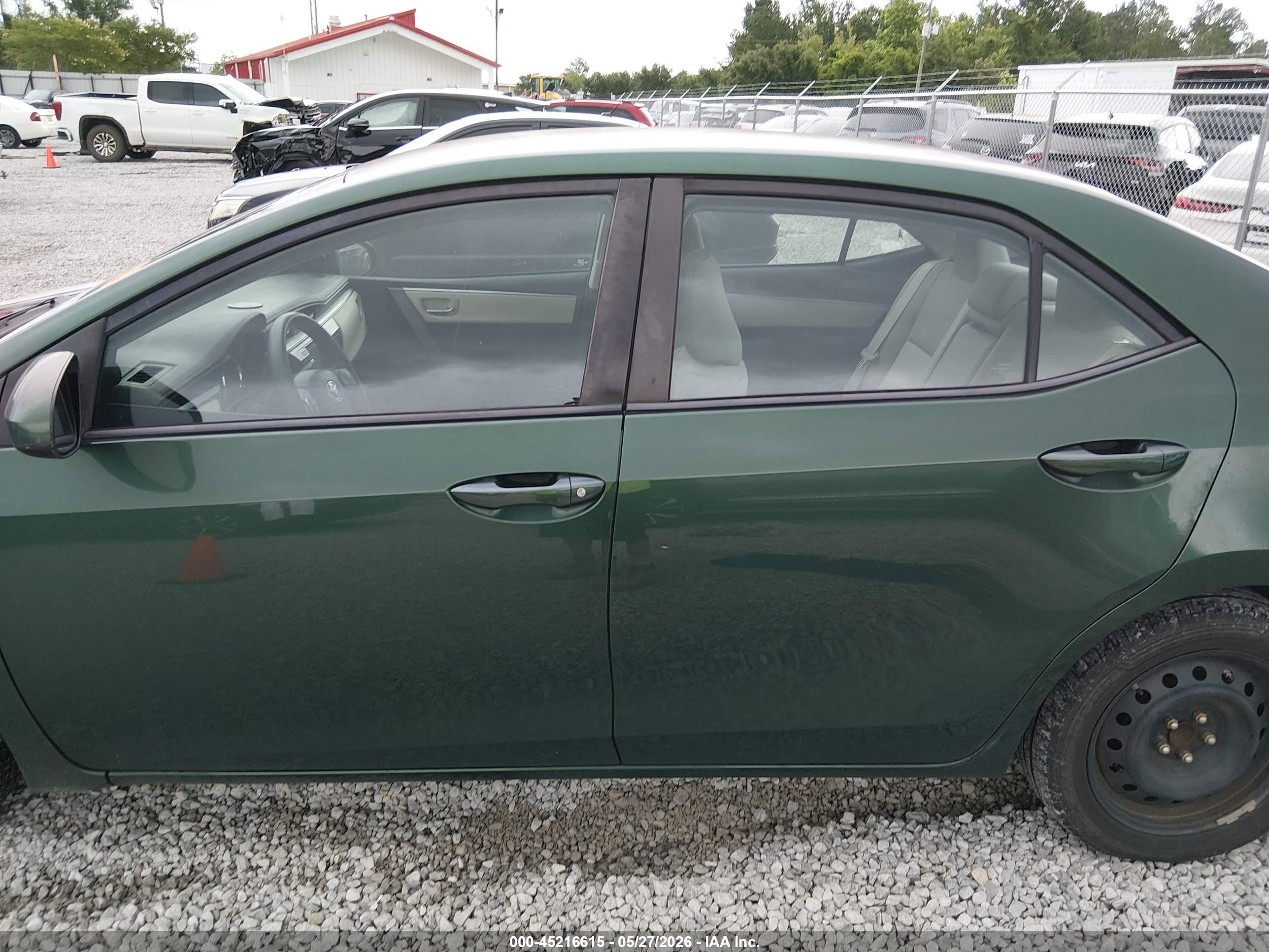 2015 Toyota Corolla Le Green vin: 2T1BURHE5FC344696