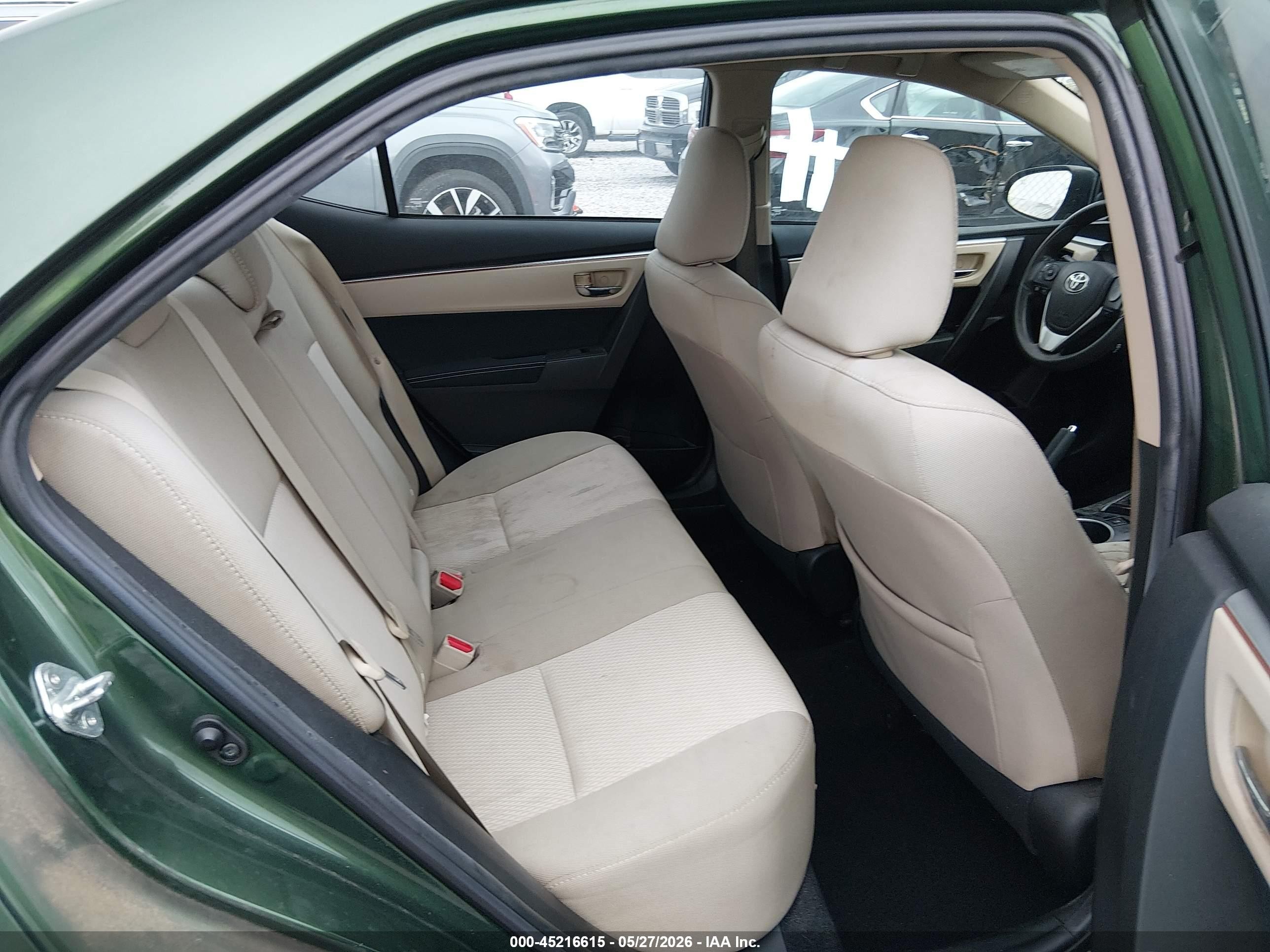 2015 Toyota Corolla Le Green vin: 2T1BURHE5FC344696
