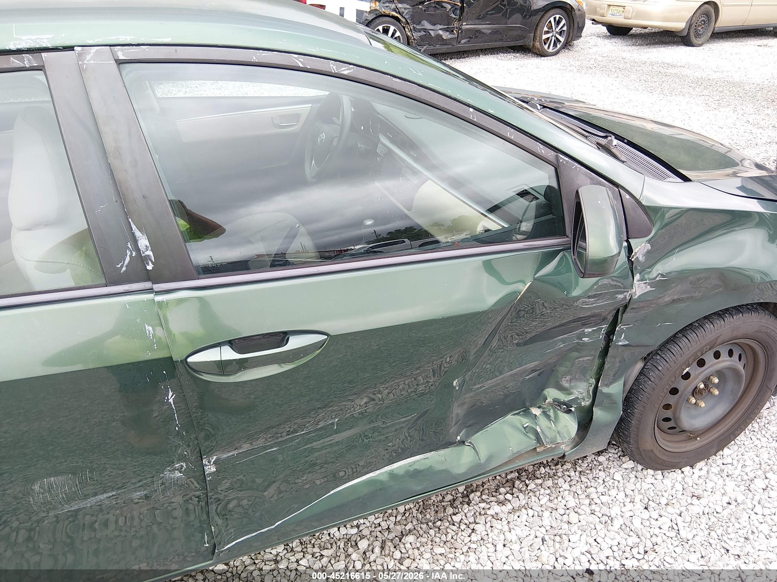 2015 Toyota Corolla Le Green vin: 2T1BURHE5FC344696