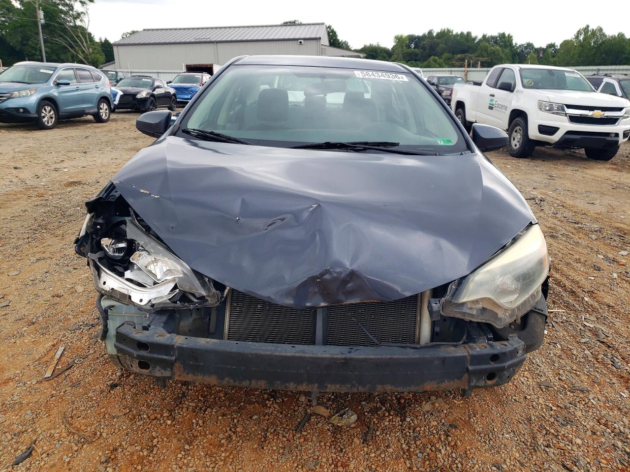2015 Toyota Corolla Le Gray vin: 2T1BURHE5FC344794