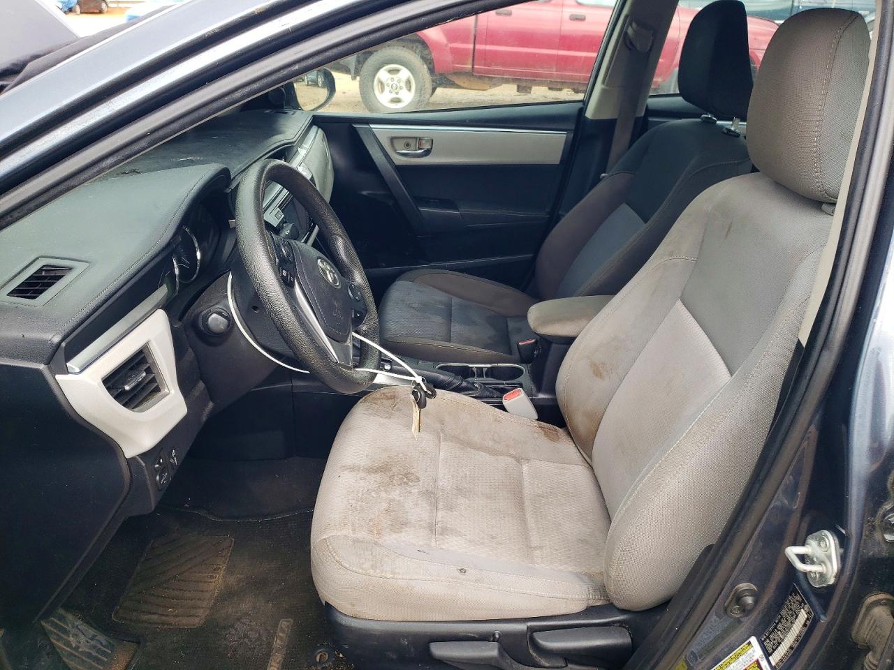 2015 Toyota Corolla Le Gray vin: 2T1BURHE5FC344794