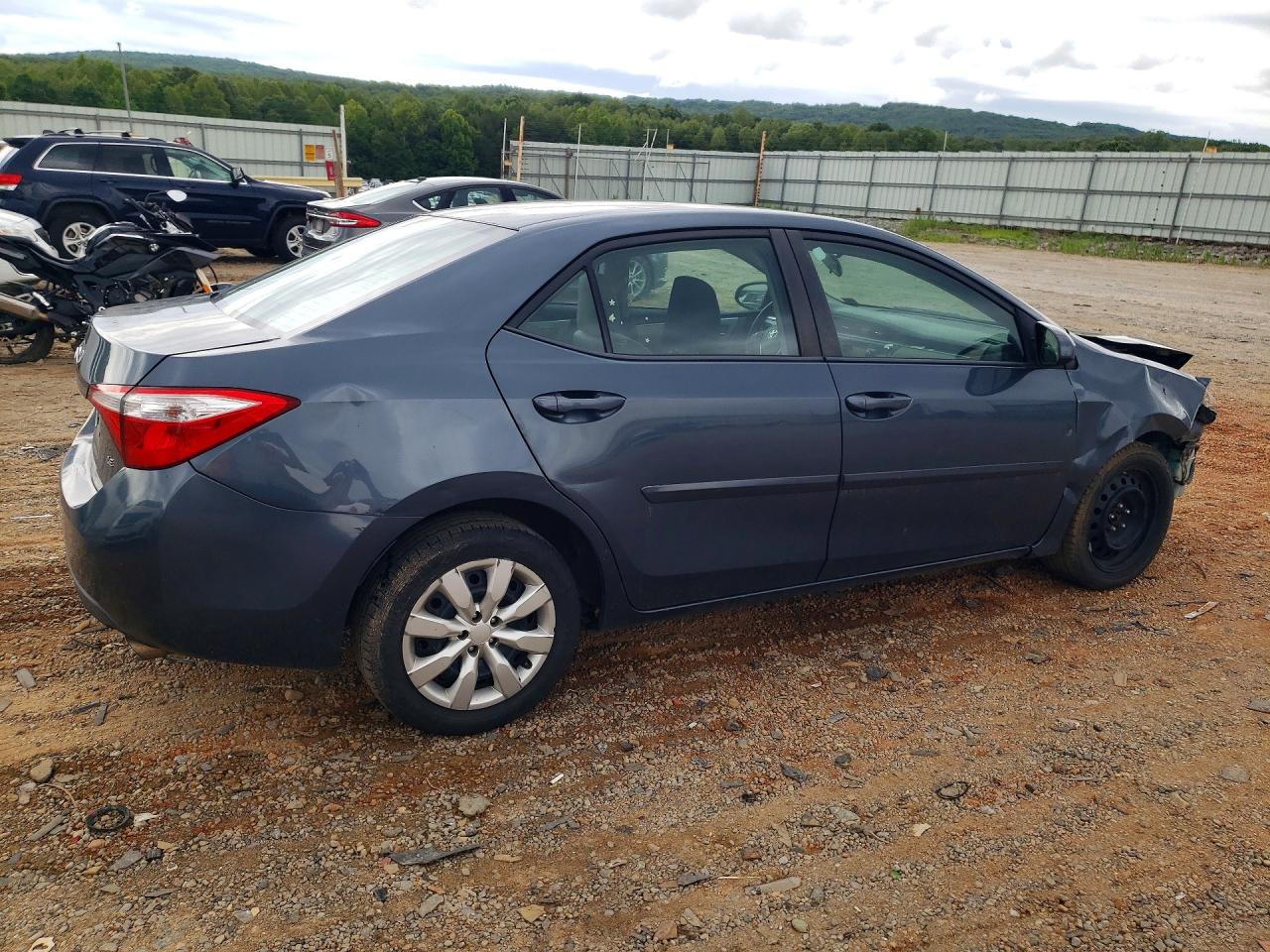 2015 Toyota Corolla Le Gray vin: 2T1BURHE5FC344794