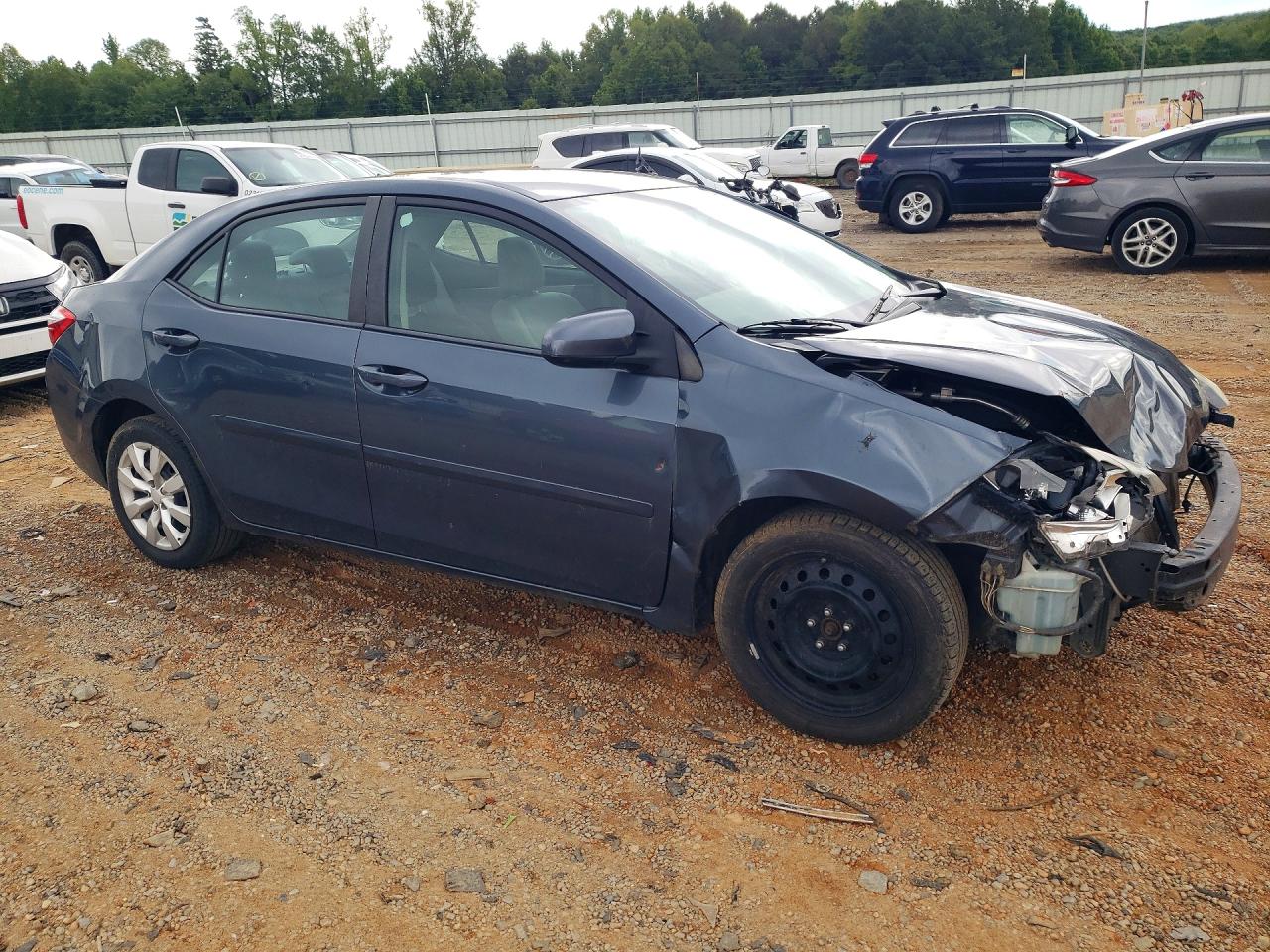2015 Toyota Corolla Le Gray vin: 2T1BURHE5FC344794