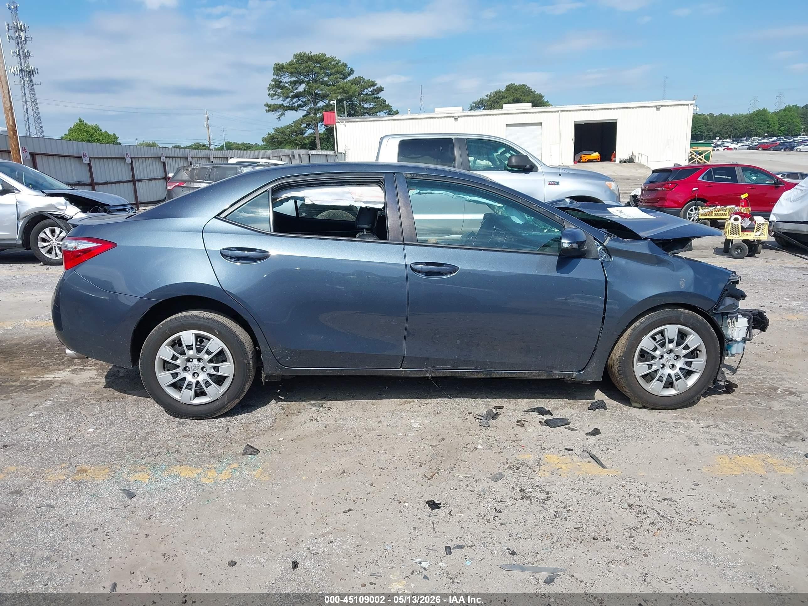 2015 Toyota Corolla S Gray vin: 2T1BURHE5FC349459